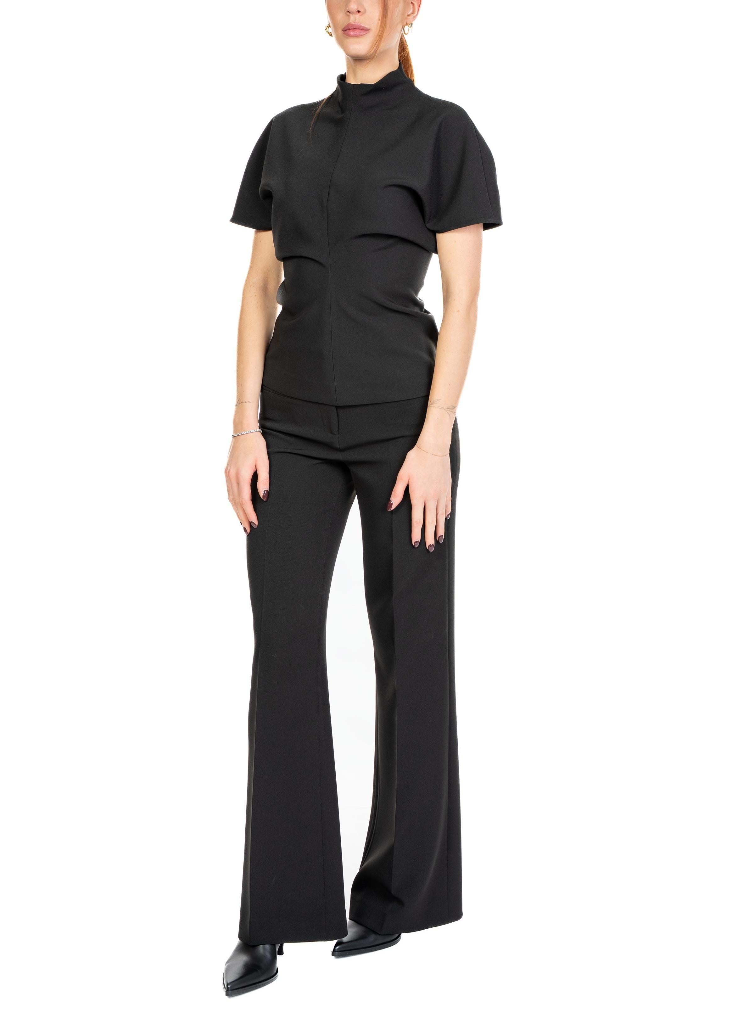 pantalone dritto 30809 BLACK FEDERICA TOSI 