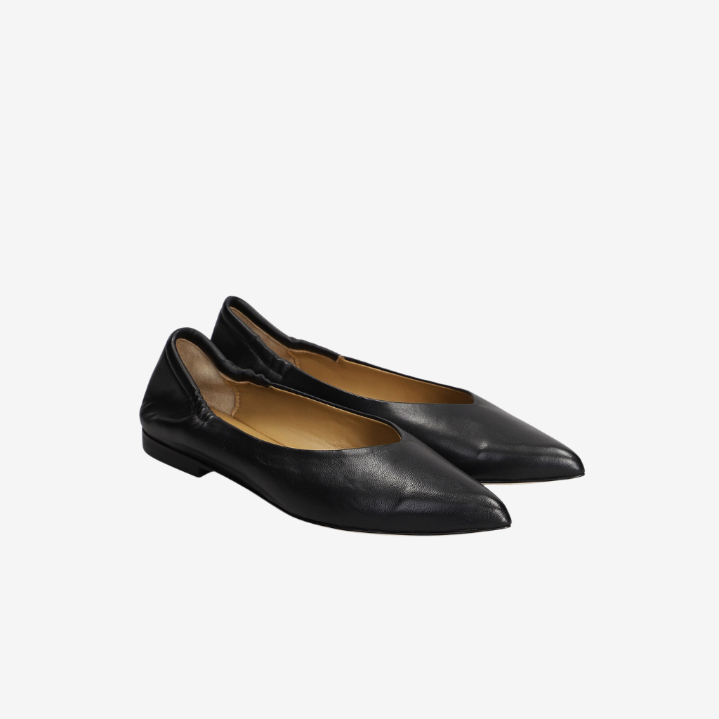 Ballerina in pelle nera 1403 N ANNA F 
