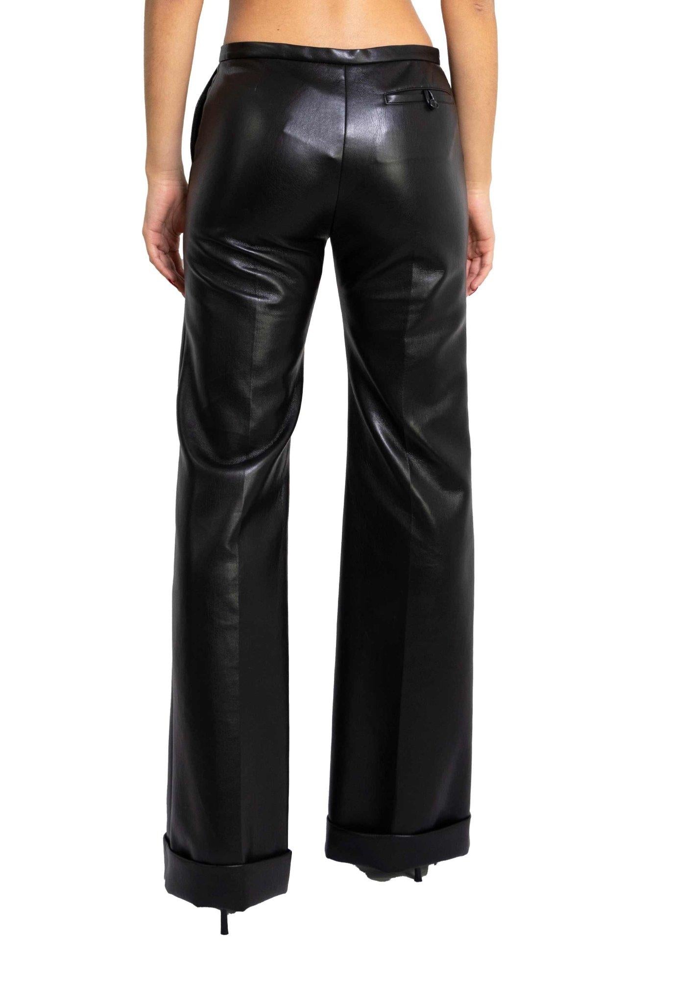 Pantalone in ecopelle nero 0311 7140 N PHILOSOPHY 
