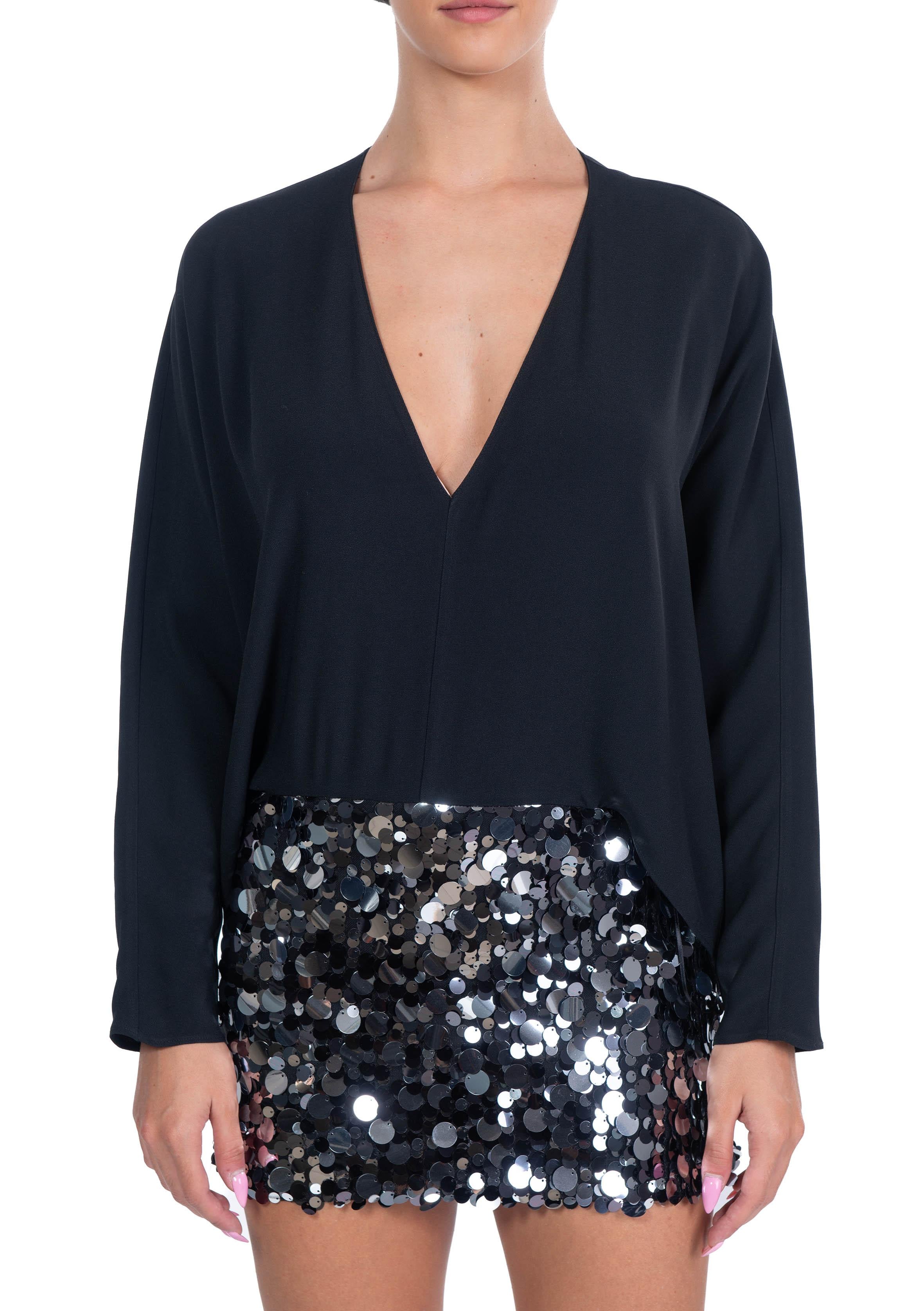 Mini abito paillettes J4071058 N JUCCA 