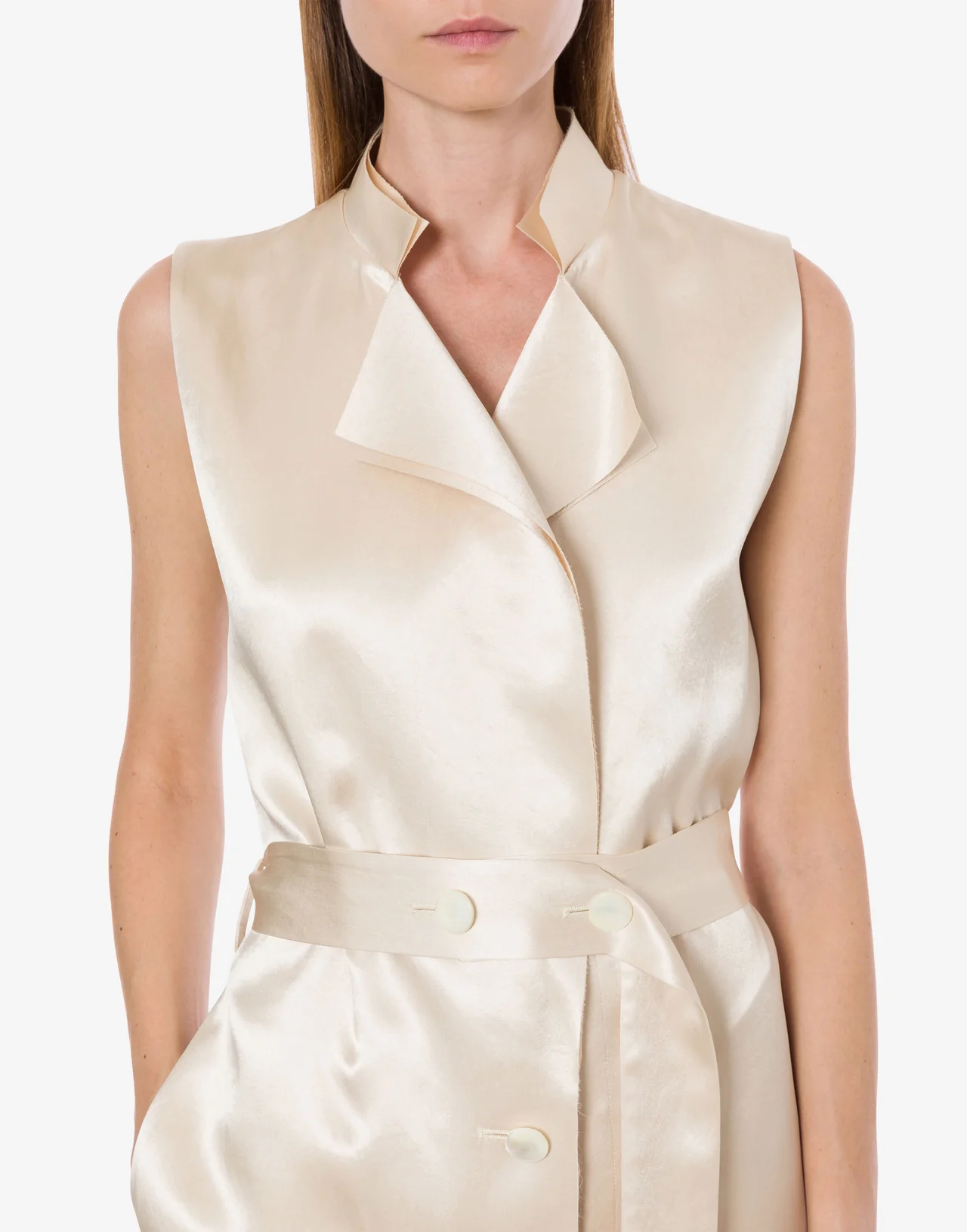 Gilet  in duchesse avorio 1004 0723 003 avorio PHILOSOPHY 