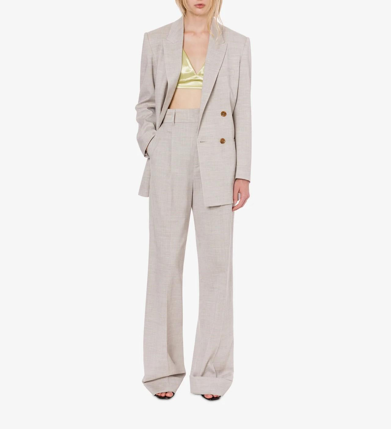 Giacca in  tailored 0503 0726 1002 fantasia bianco PHILOSOPHY 