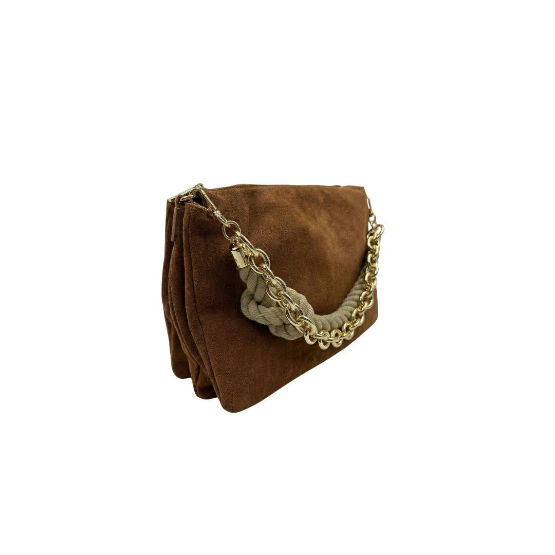 Borsa Reflex 2028  suede cuoio scuro REFLEX 2028 CUOIO SCURO MY BEST BAG 