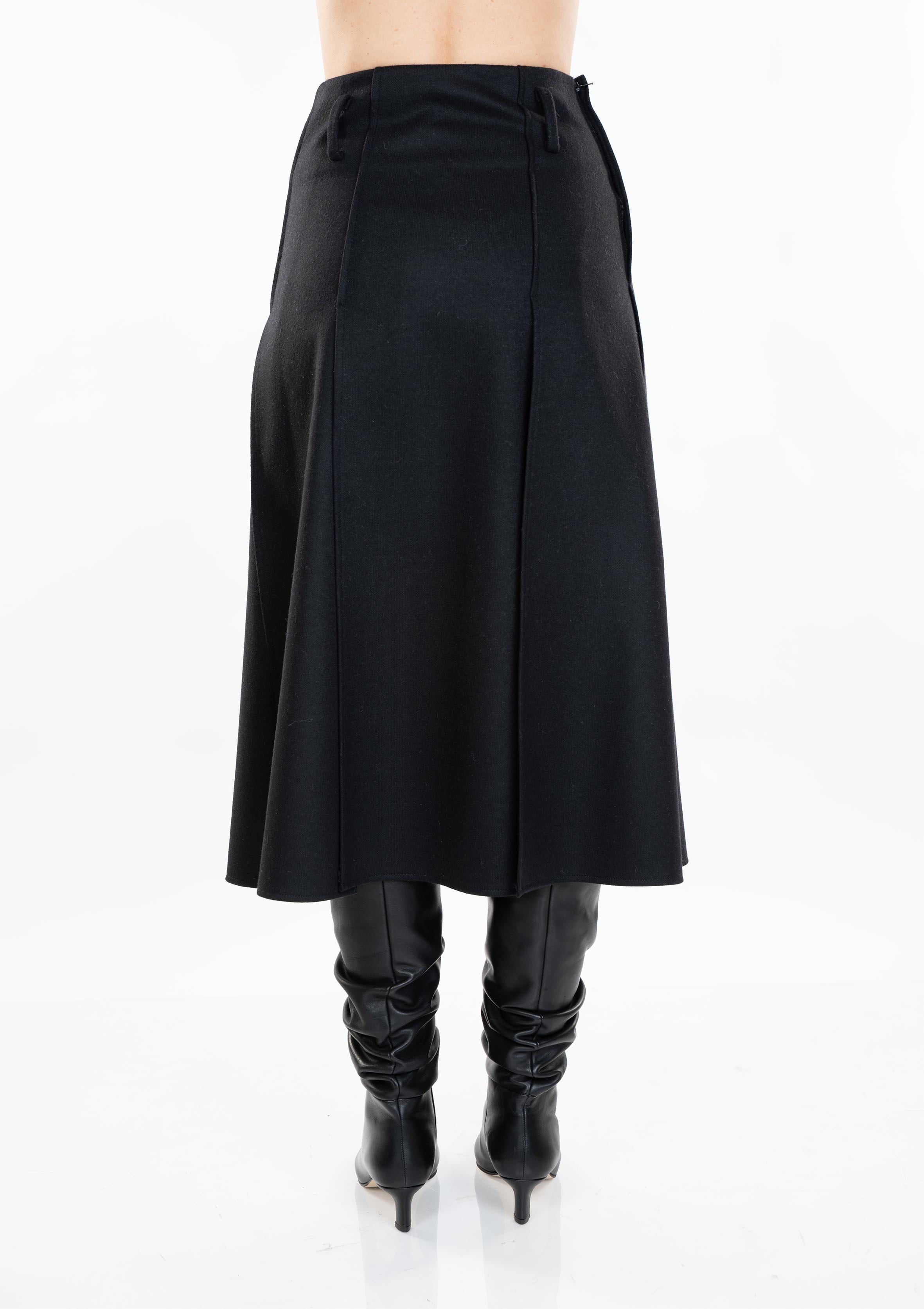 Gonna lounguette Tisha TISHA F5WN20 NERO LIVIANA CONTI 