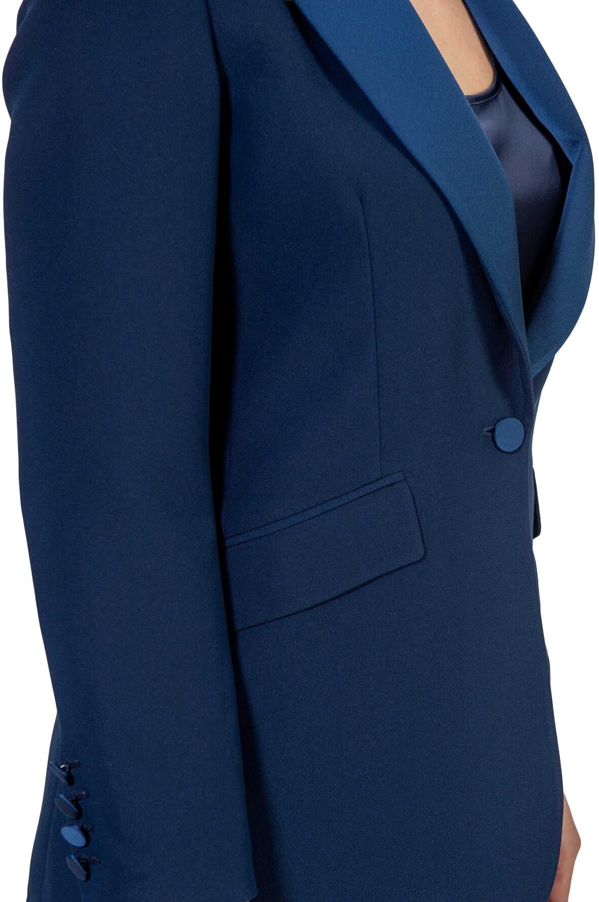 Giacca smoking monopetto blu 4021 4203 BLU ALICE MILLER 