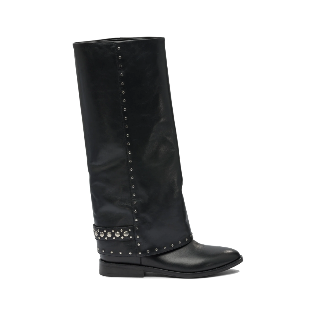 Stivale con risvolto A5728 N STRATEGIA 