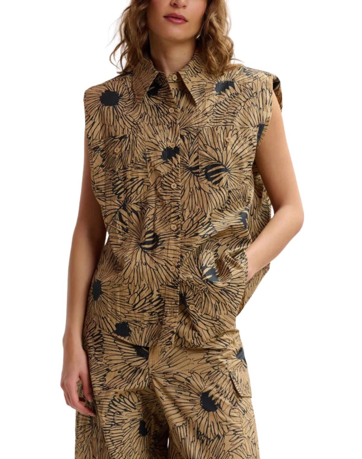 Camicia senza maniche in fantasia JOL COMBO 2 ESSENTIEL ANTWERP 