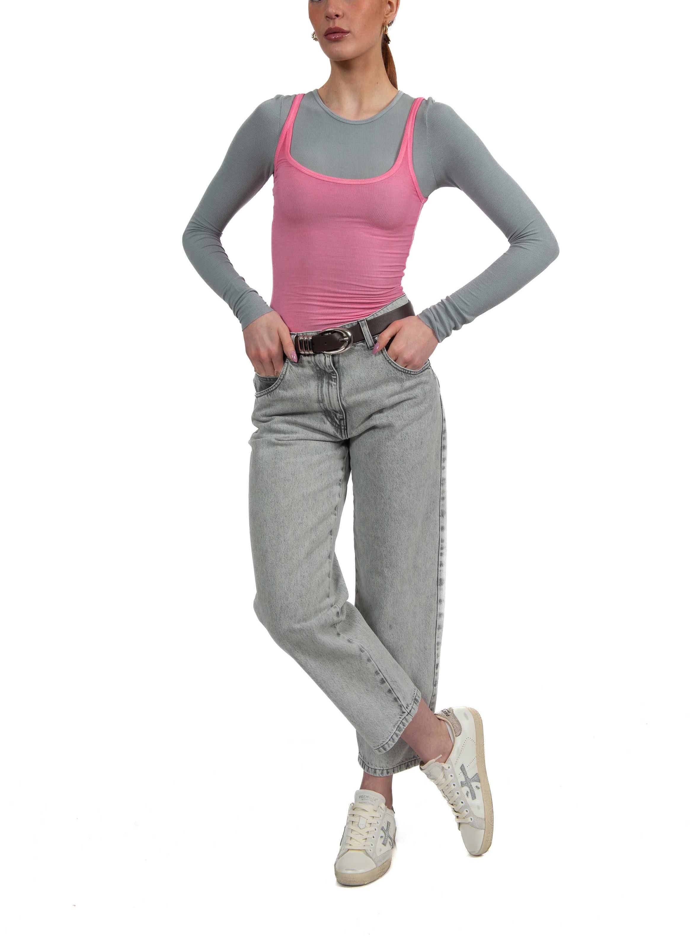 T-shirt manica lunga. 4041MDM116N GREY MSGM 