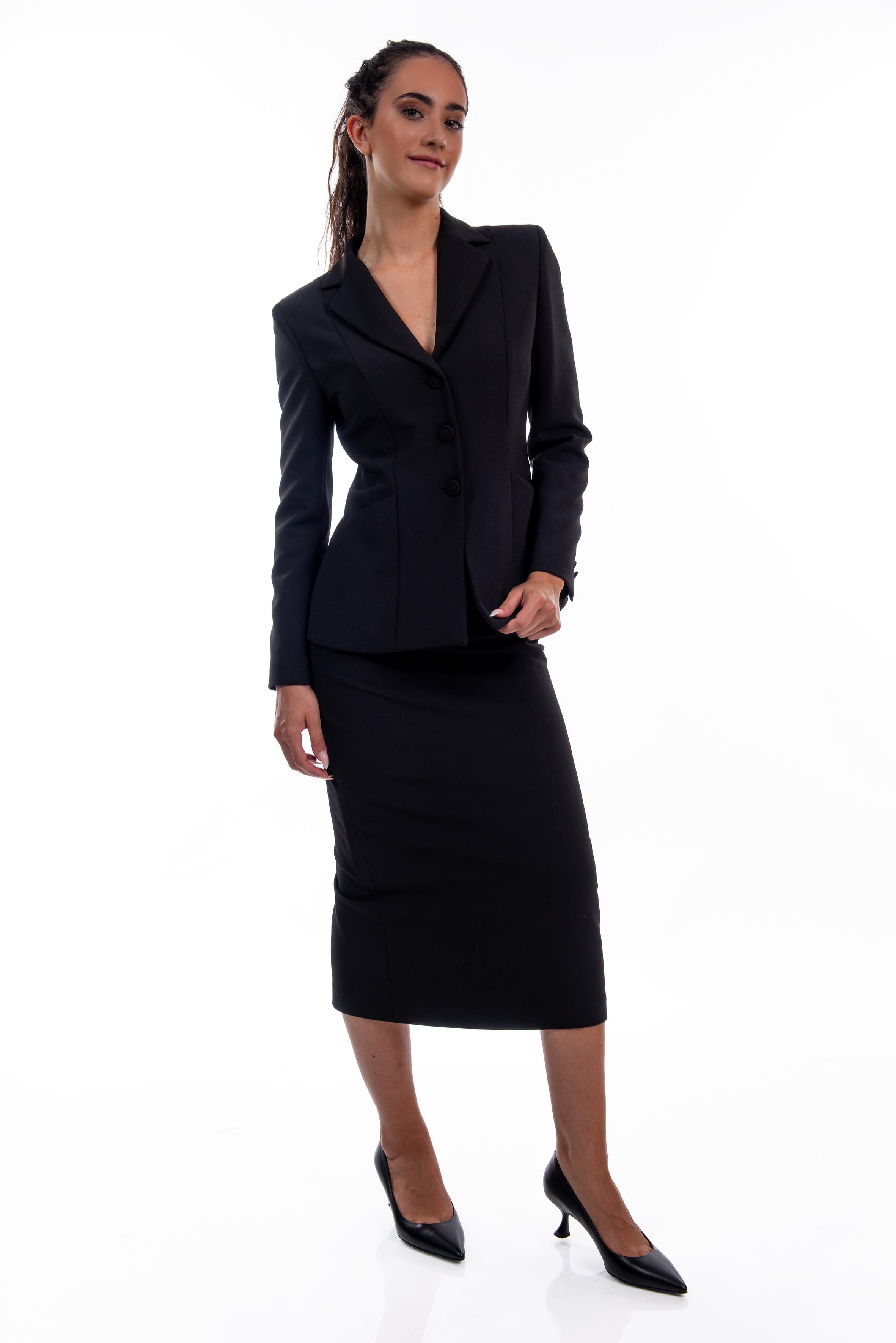 Gonna longuette nera 4063 4179 N ALICE MILLER 