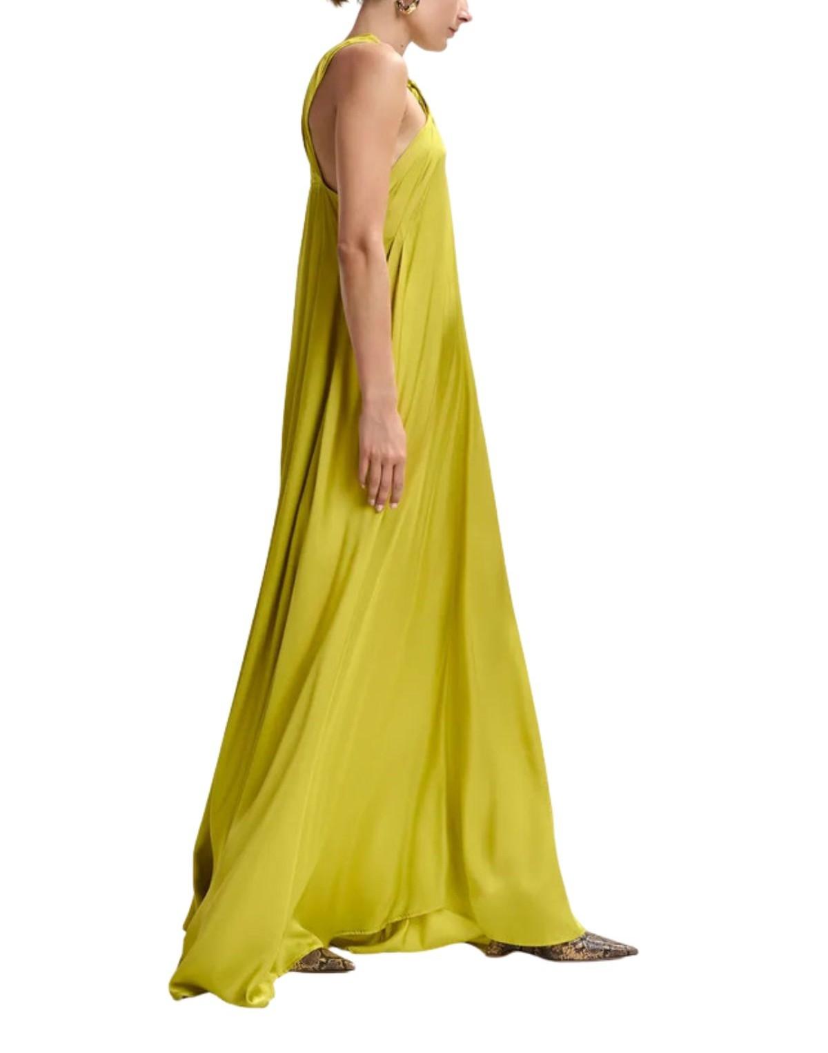 Abito Jaycee JAYCEE MAXI DRESS YELLOW ESSENTIEL ANTWERP 