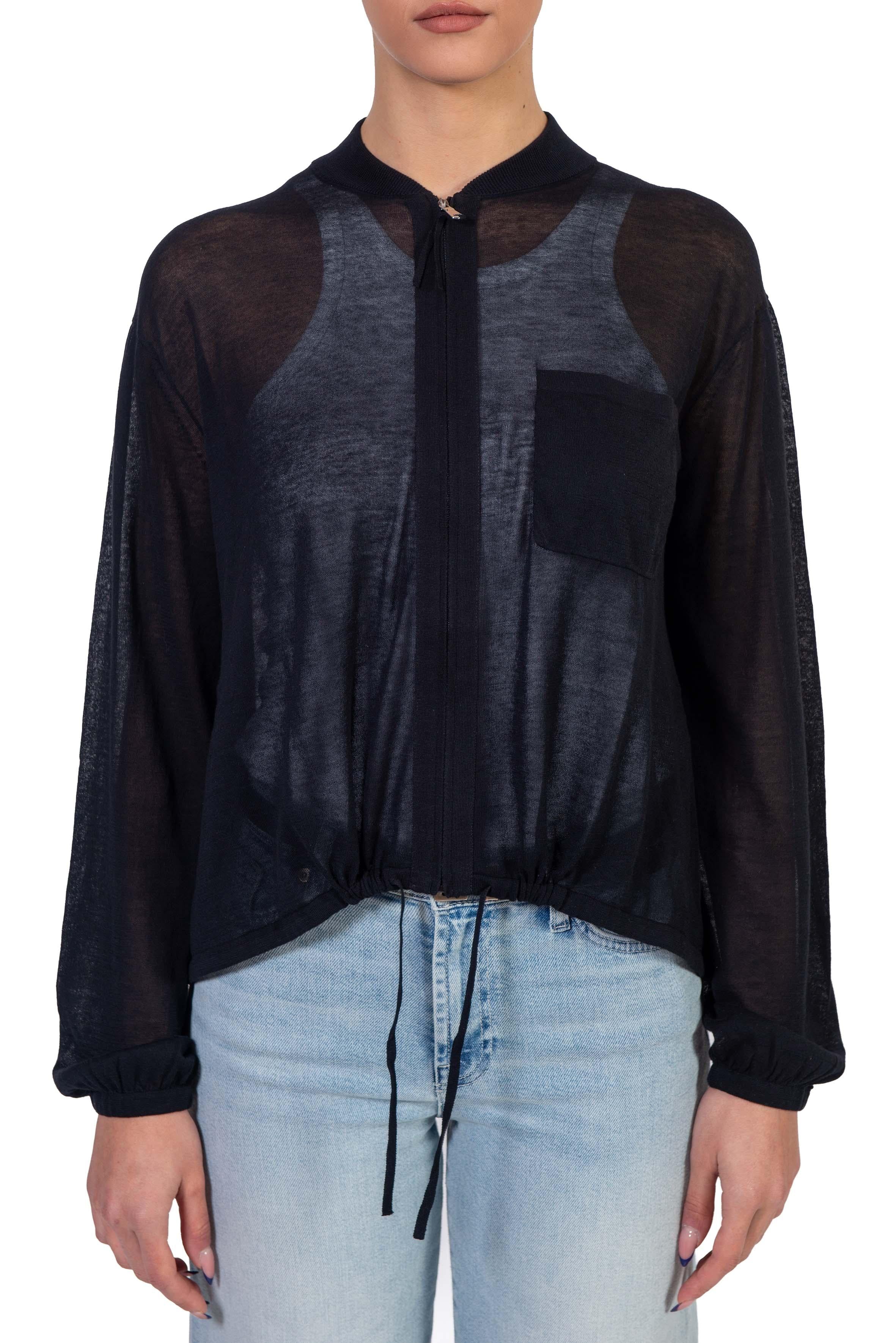 Cardigan Earleen nero EARLEEN S6SC29 NERO SEMICOUTURE 