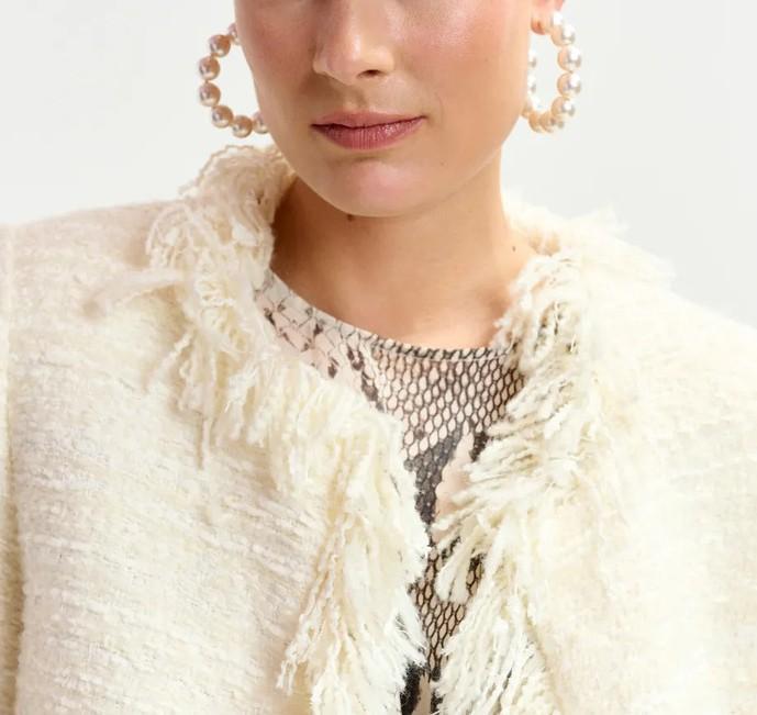 Giacca bouclè Iskra ISKRA OFF WHITE ESSENTIEL ANTWERP 