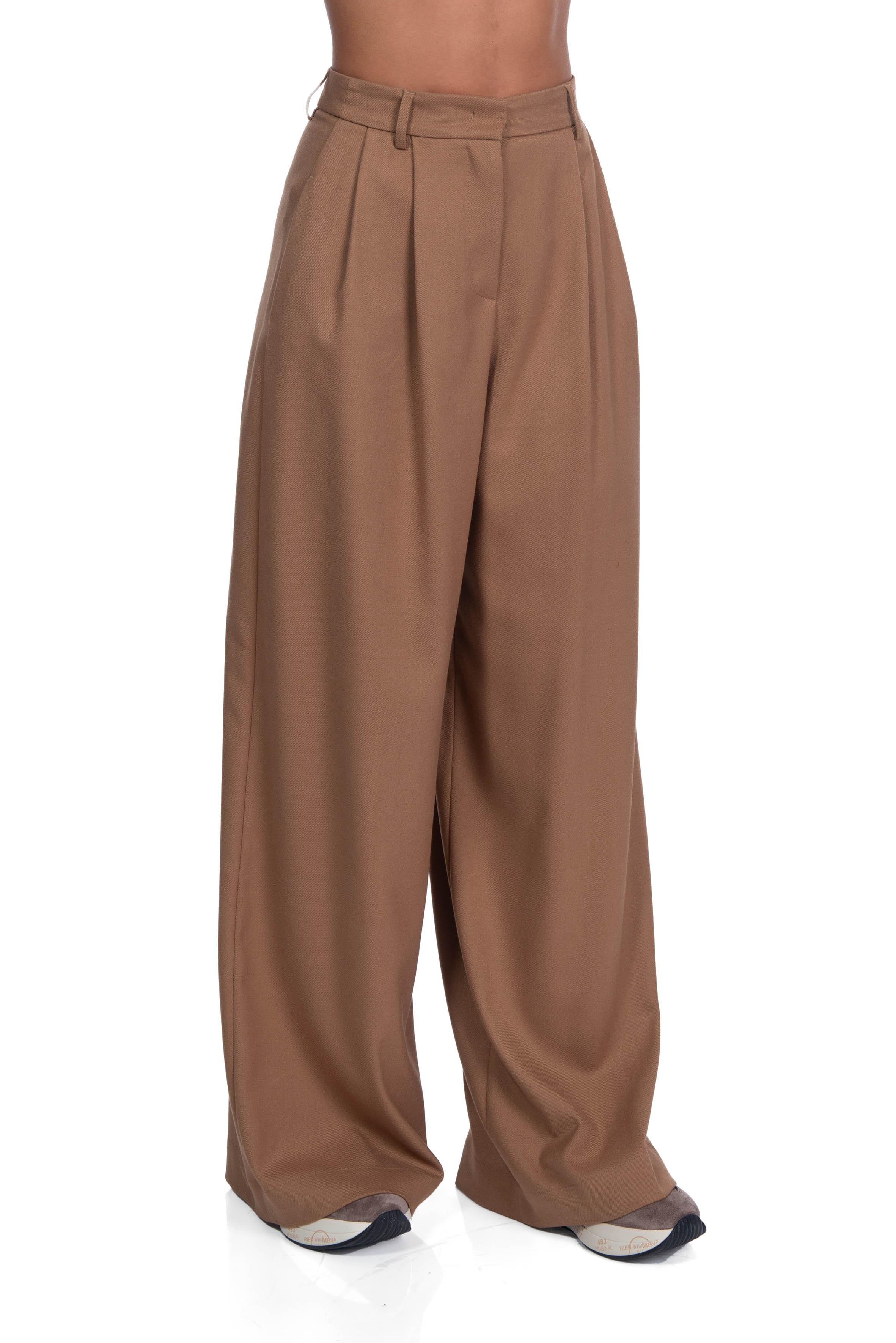 Pantalone pence cammello 2974 4197 C ALICE MILLER 