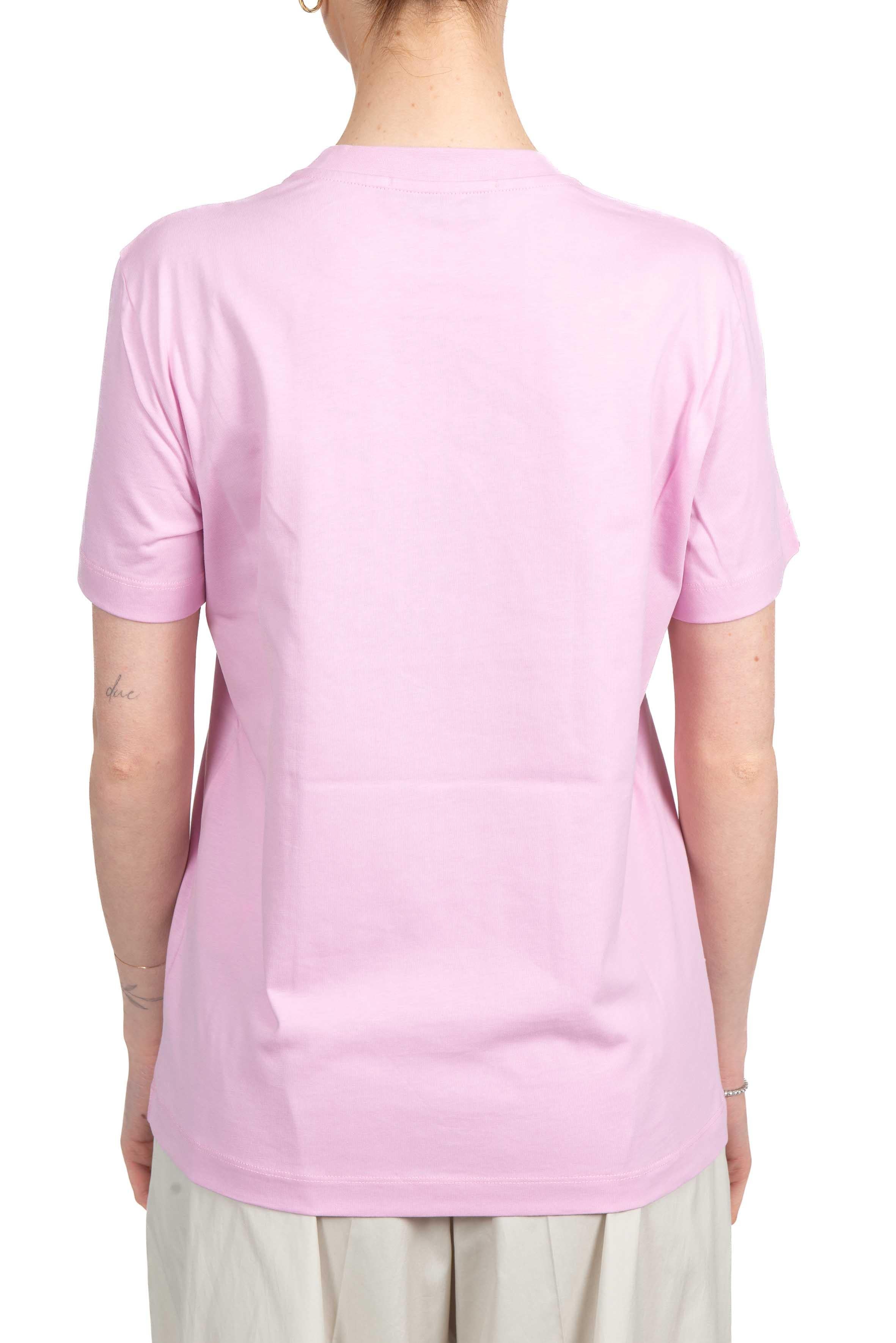 T-shirt logo MSGM rosa 2000MDM500 PINK MSGM 