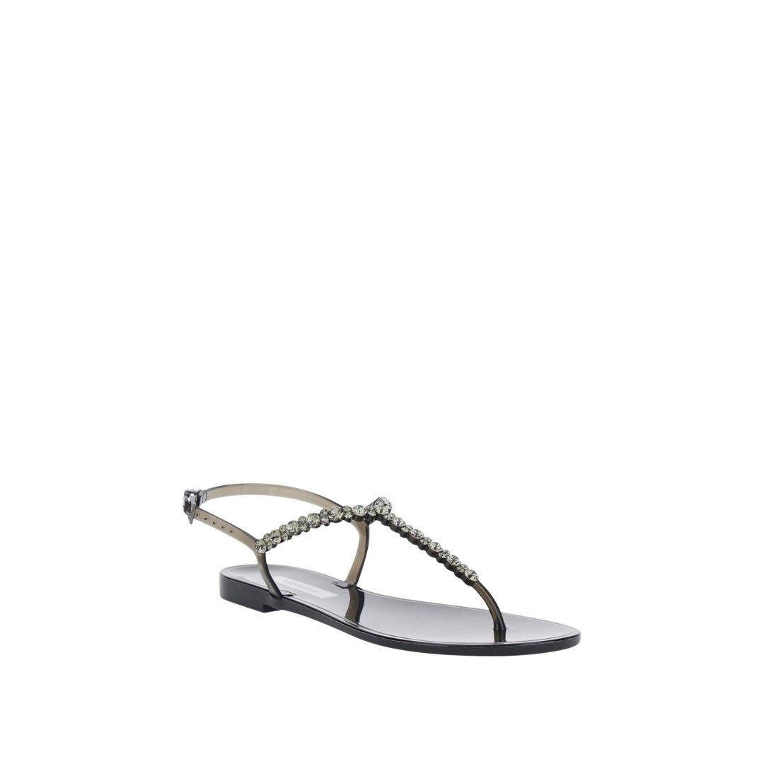 Sandali  Bianca nero ME1340 BLACK MENGHI 