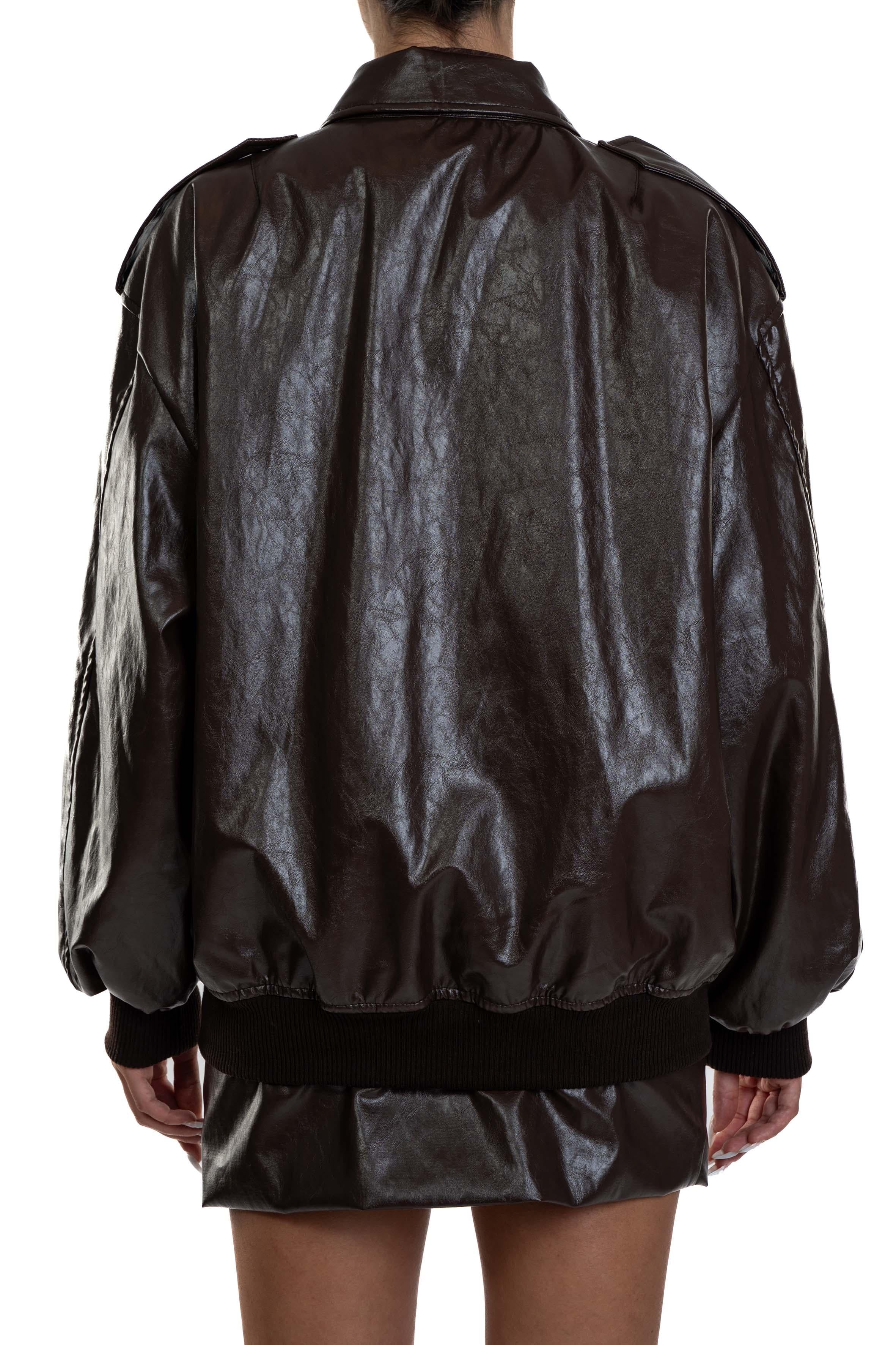 Bomber in ecopelle 30251 MORO FEDERICA TOSI 