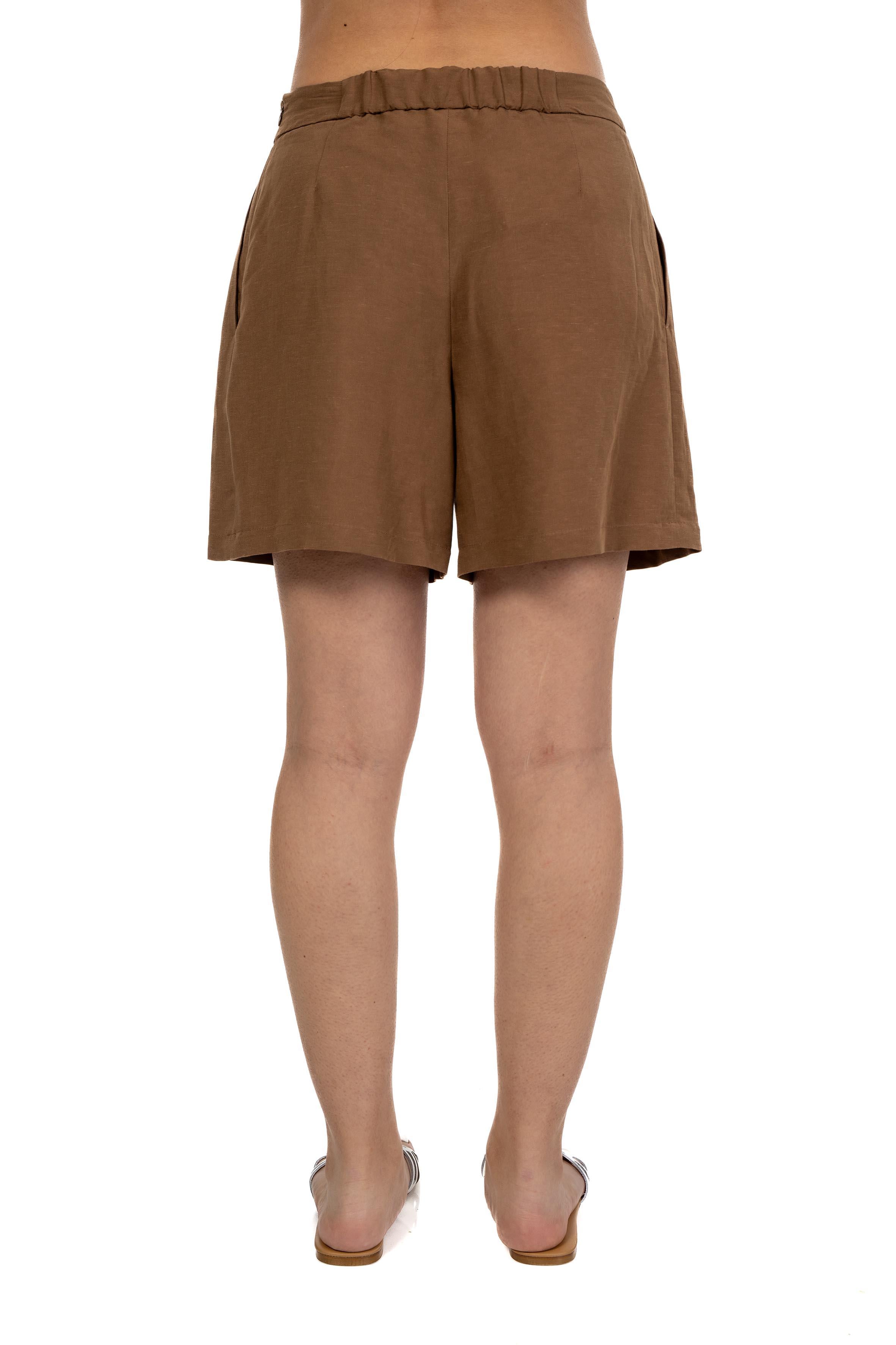 Short in lino 4510 2973 BROWN ALICE MILLER 