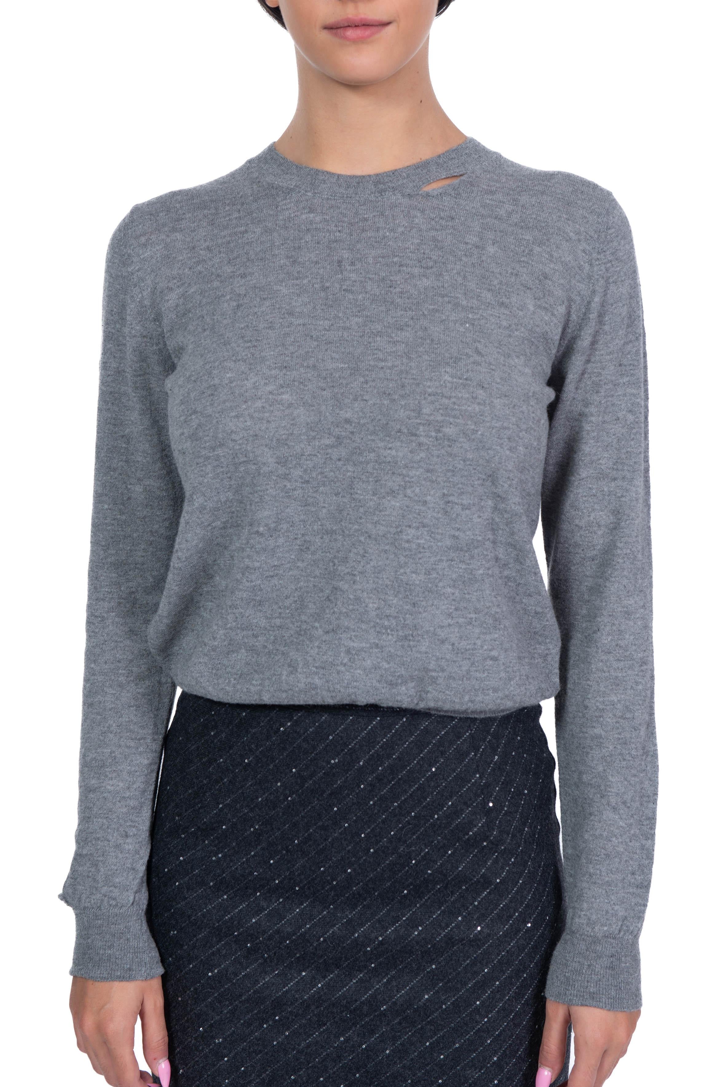 Maglia grigia con taglio J4051040 G JUCCA 