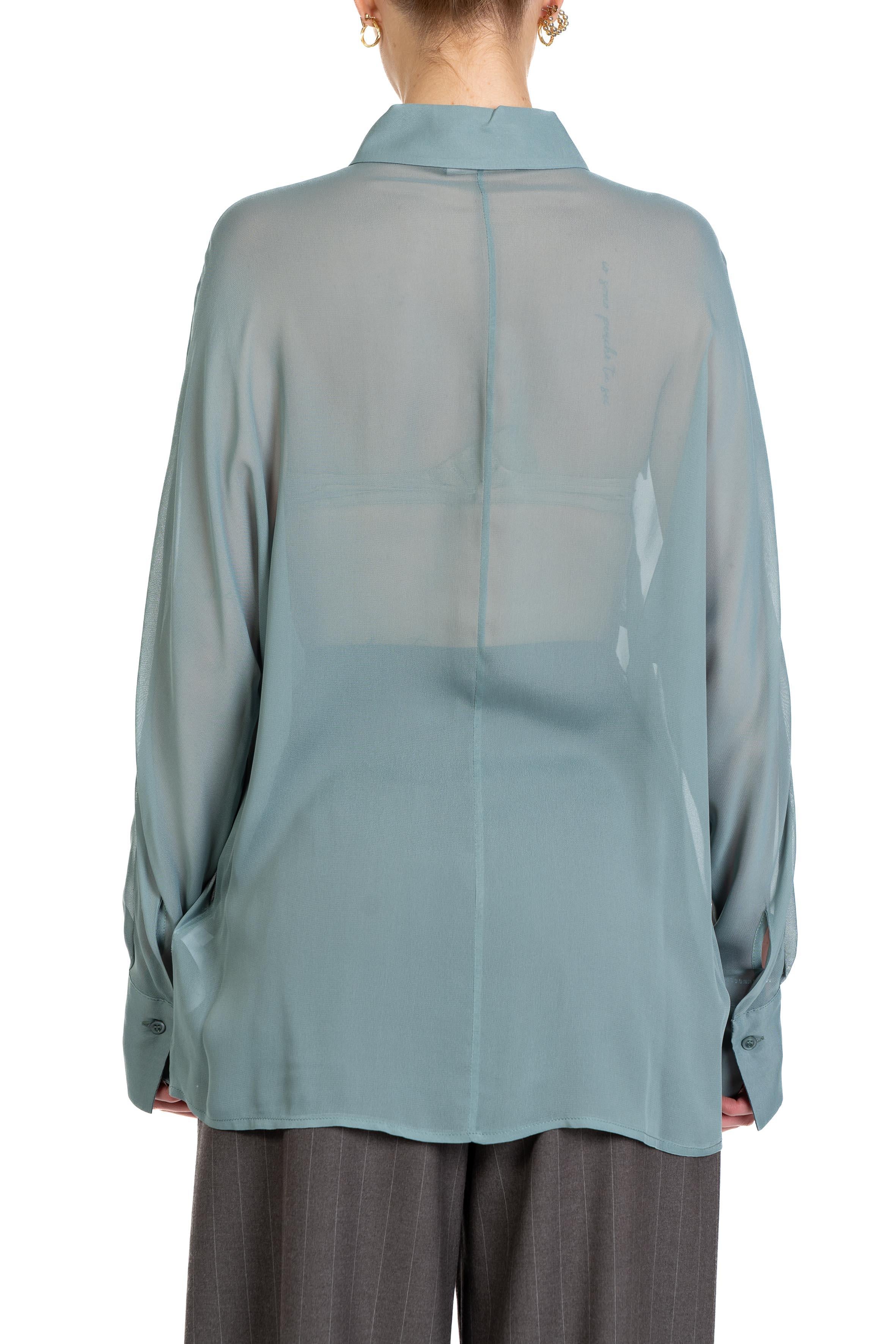 Camicia Tiffany celeste TIFFANY S5WU06 RUGIADA SEMICOUTURE 