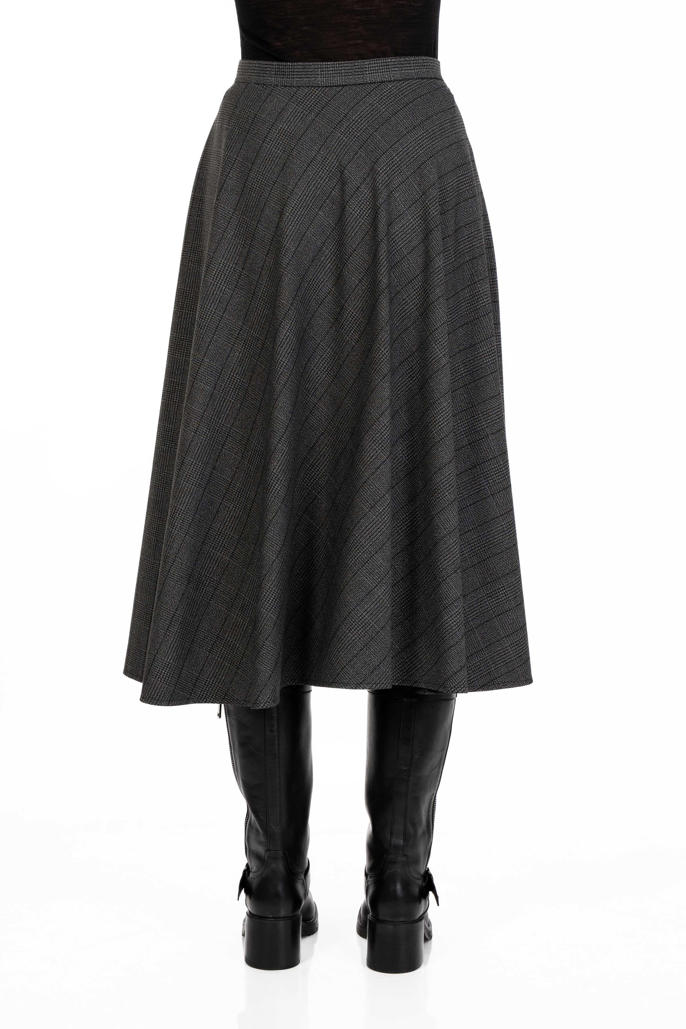 Gonna a ruota in galles 2266 4322 GRIGIO ALICE MILLER 