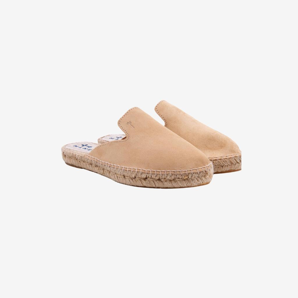 Mules beige scamosciata. M1.1 B MANEBI 