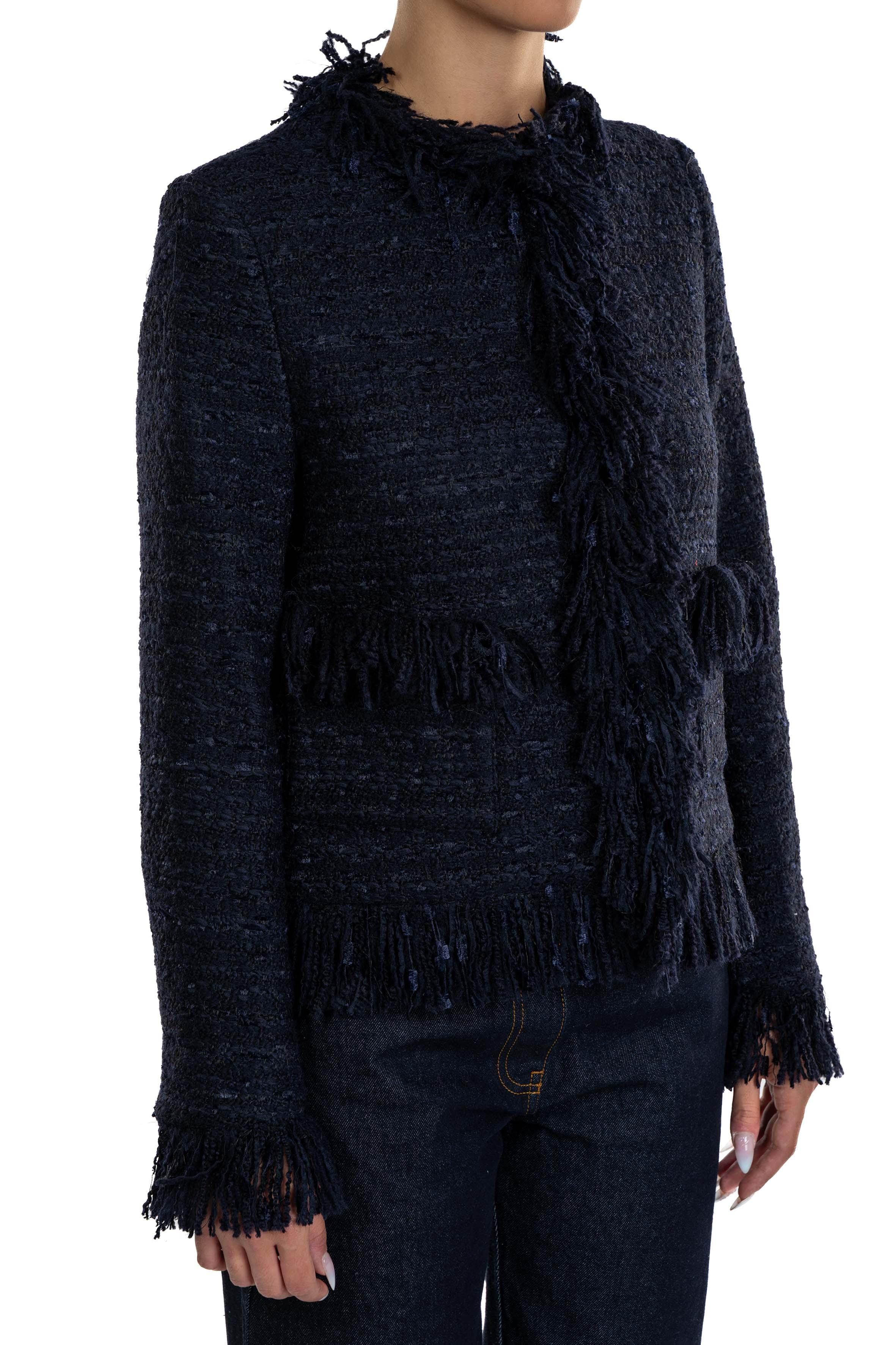 Giacca bouclè Iskra ISKRA NAVY ESSENTIEL ANTWERP 