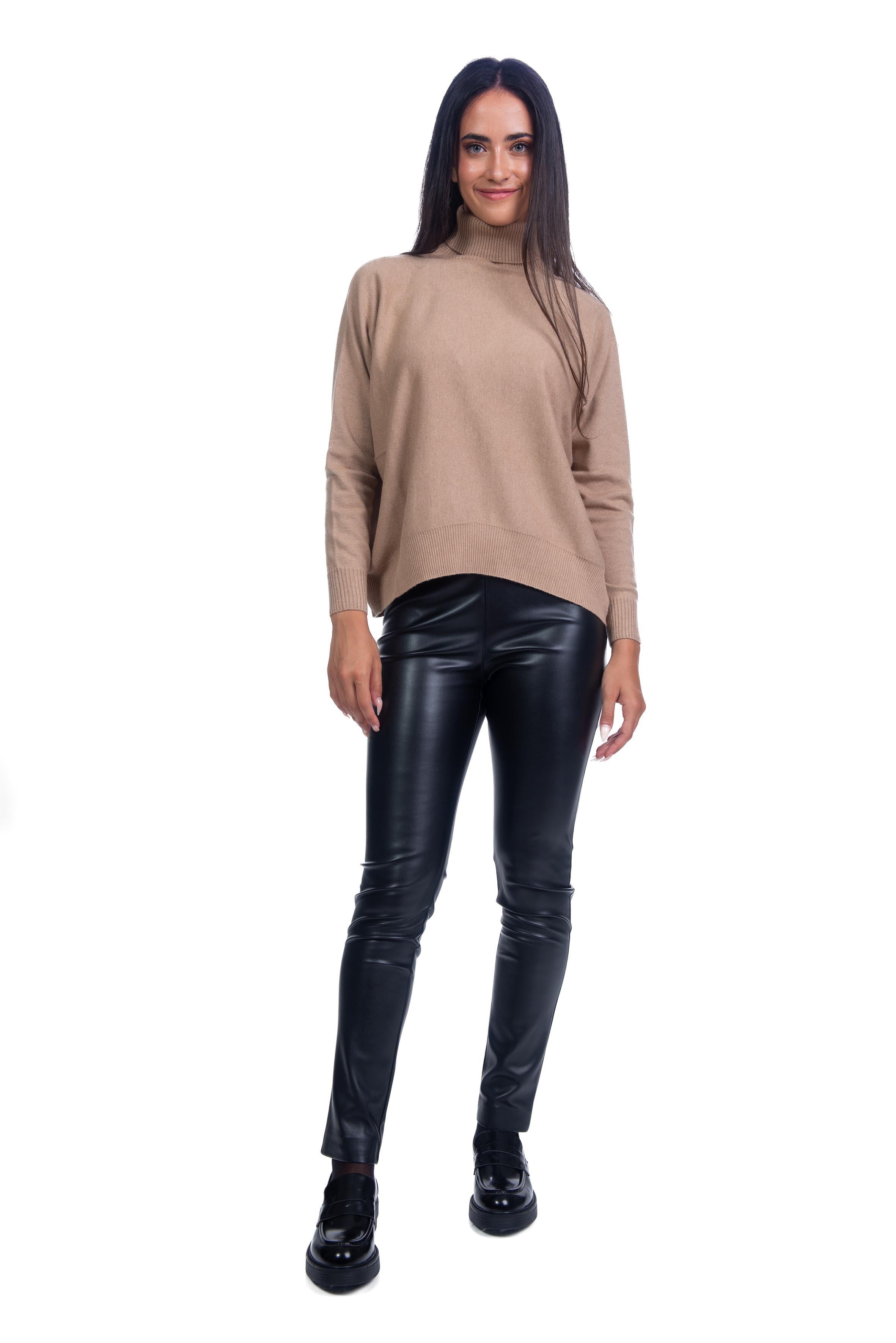 Leggins ecopelle nero J4054031 N JUCCA 