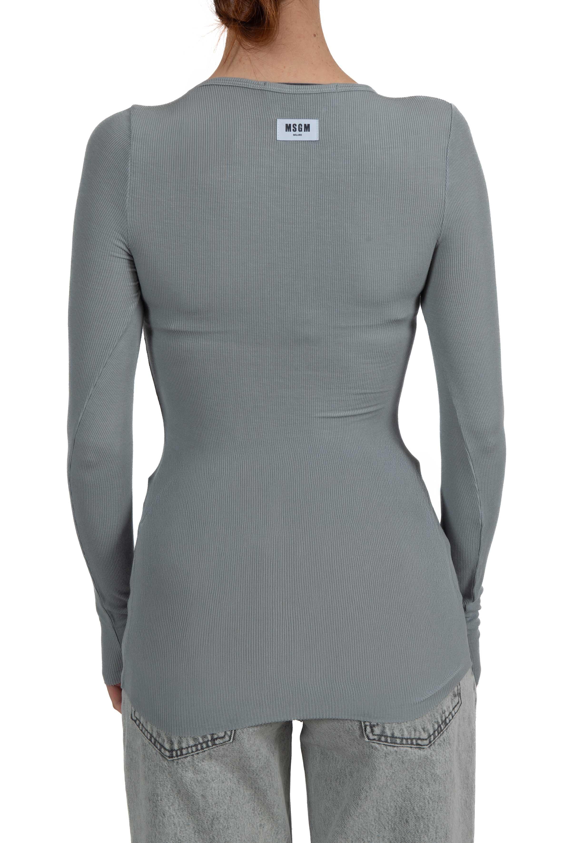 T-shirt manica lunga. 4041MDM116N GREY MSGM 