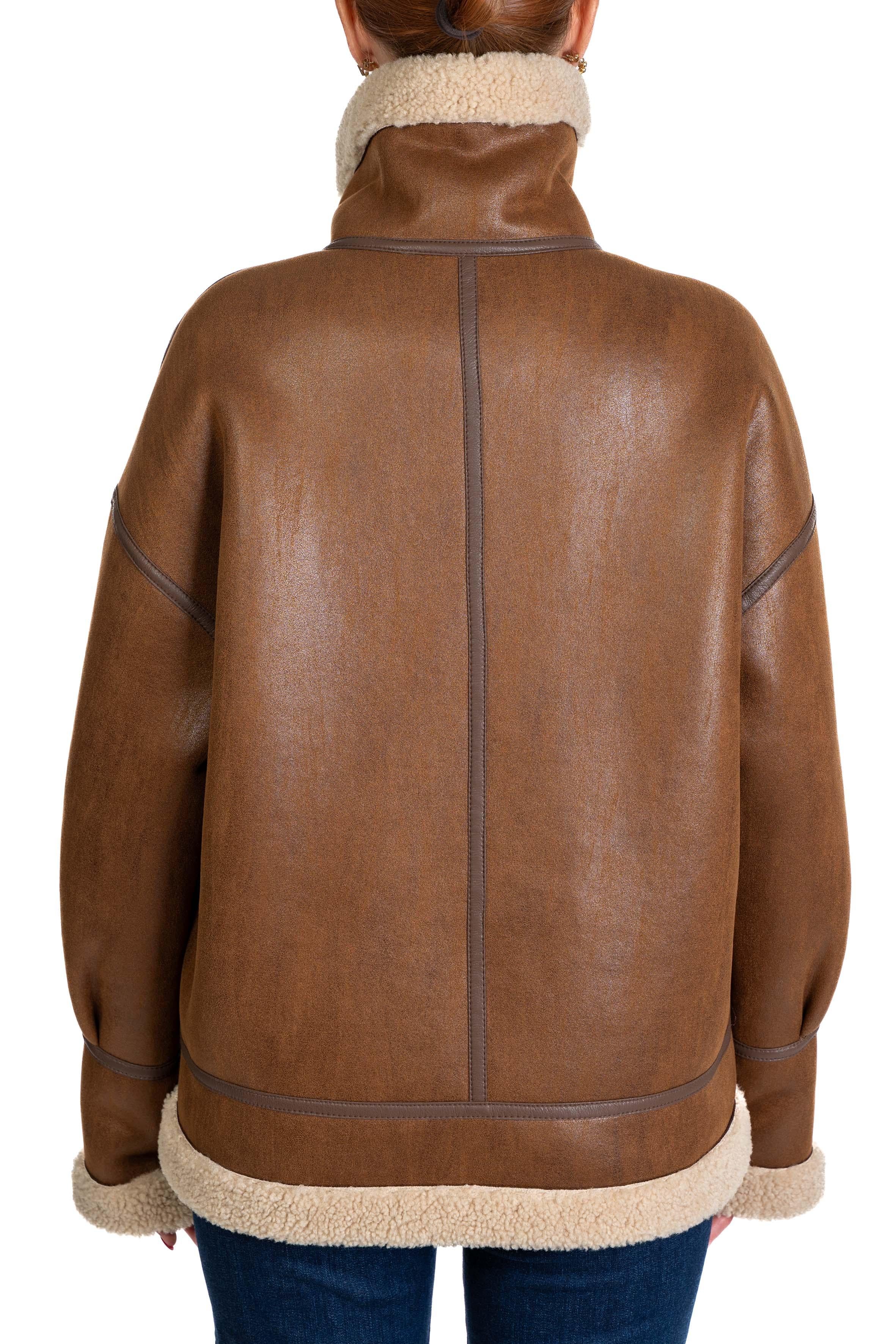 bomber eco montone 7225 TABACCO Bully 