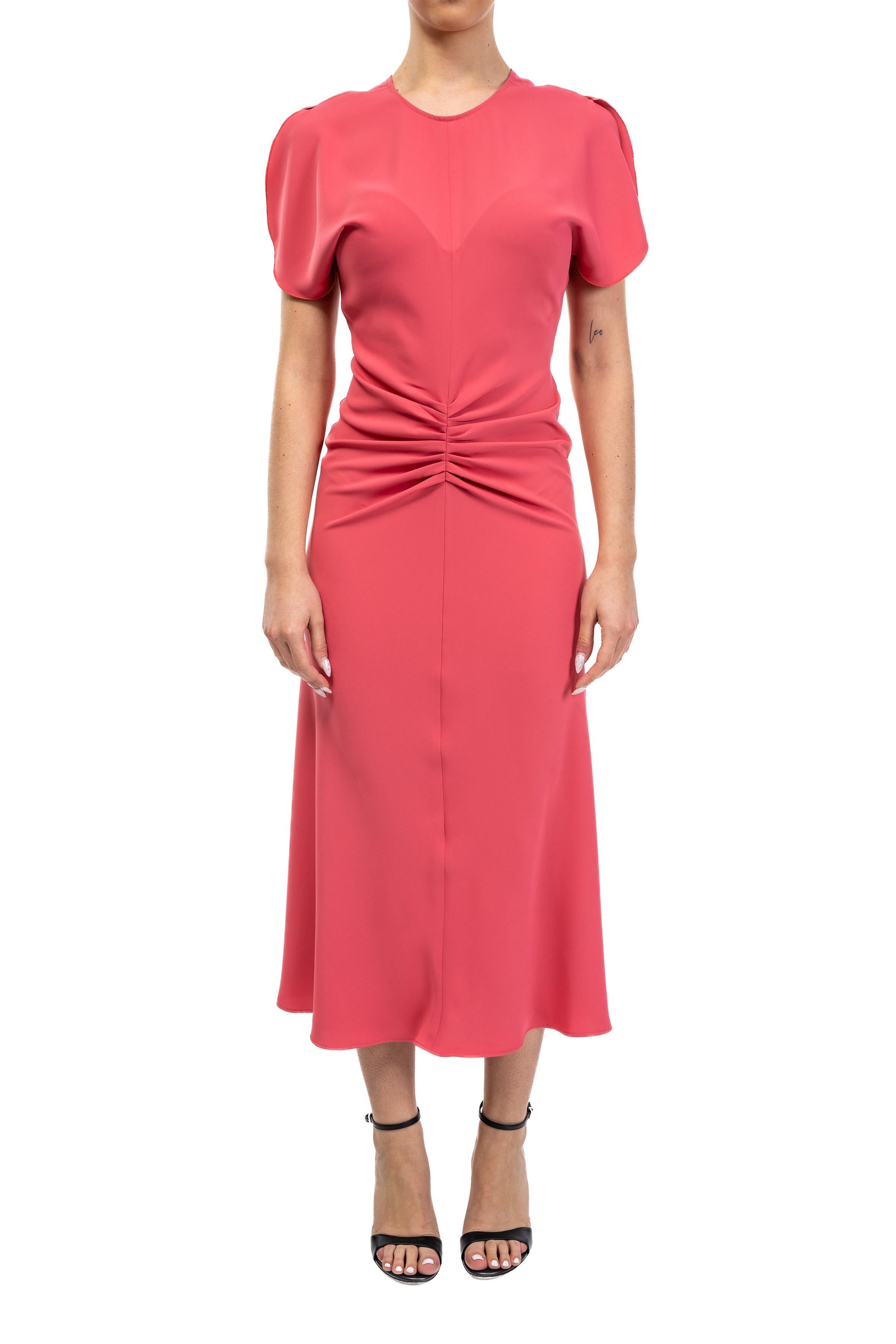 Abito lungo arricciato camelia 4506 2553 C ALICE MILLER 