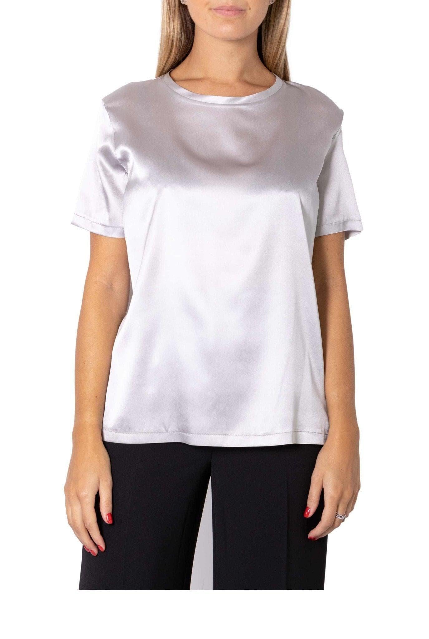 T-shirt misto seta argento 1885 2094 G ALICE MILLER 