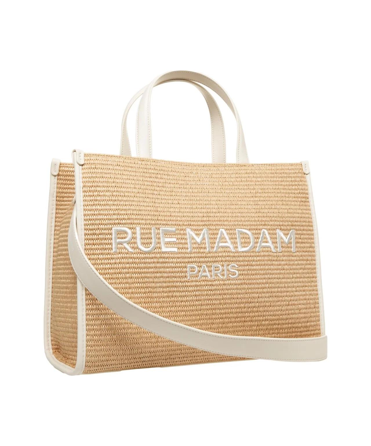 Shopping the summer tote in rafia THE SUMMER TOTE B RUE MADAM 