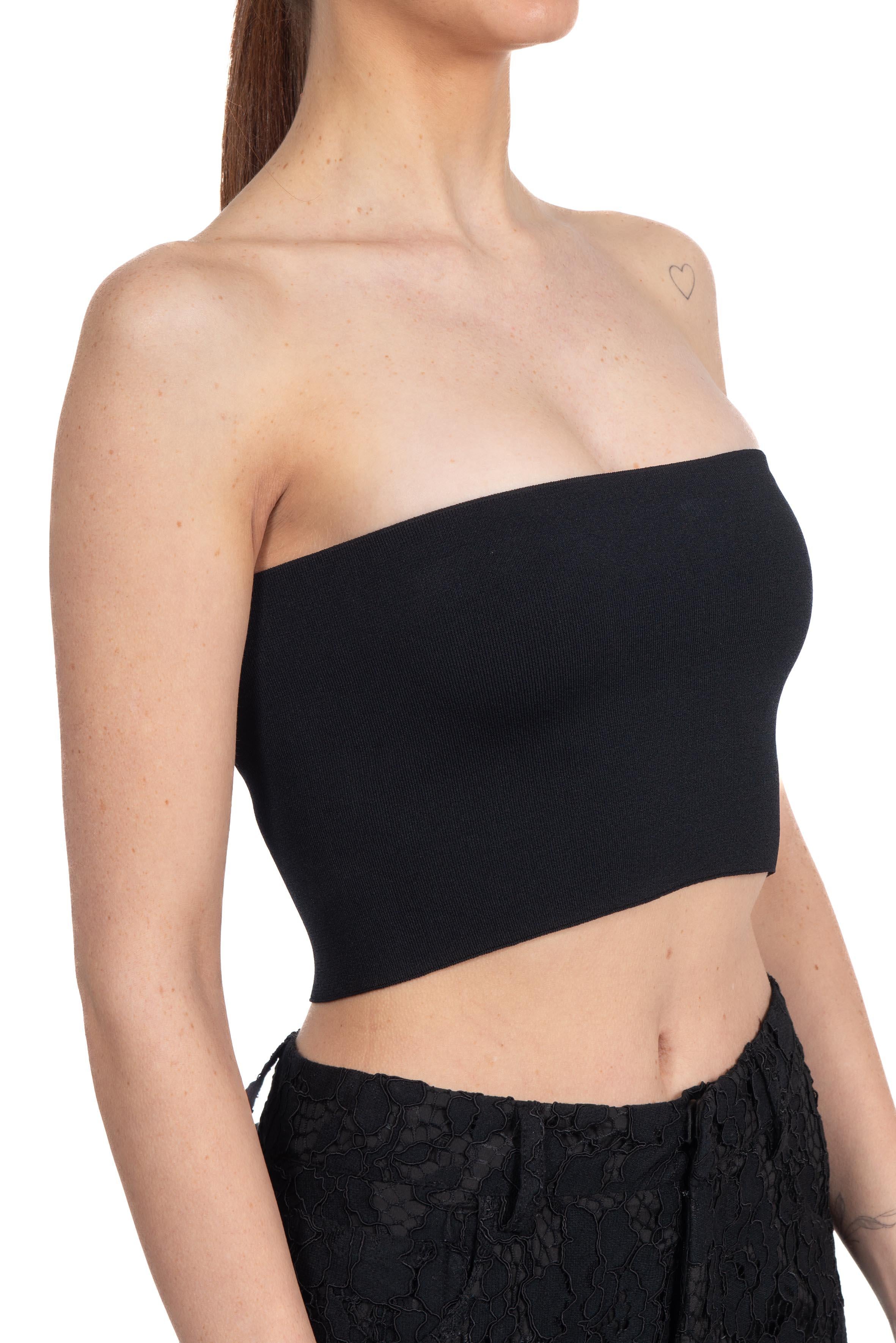Top Milo a fascia MILO F6SA01 NERO LIVIANA CONTI 