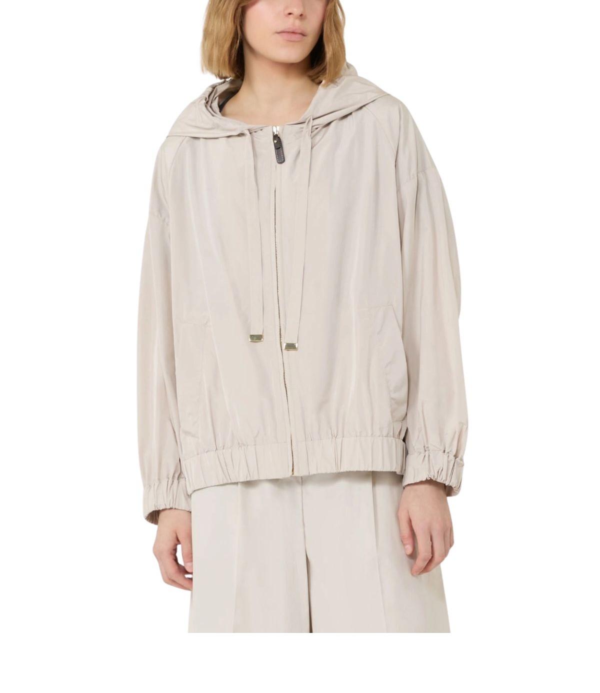 Giacca corta in taffetà antigoccia ghiaccio CAMMEO 005 MAX MARA 