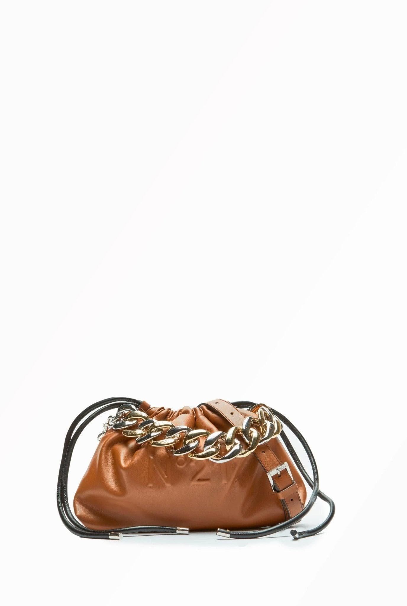 Borsa Eva piccola nocciola con catena EVA 901SA01 C N° 21 