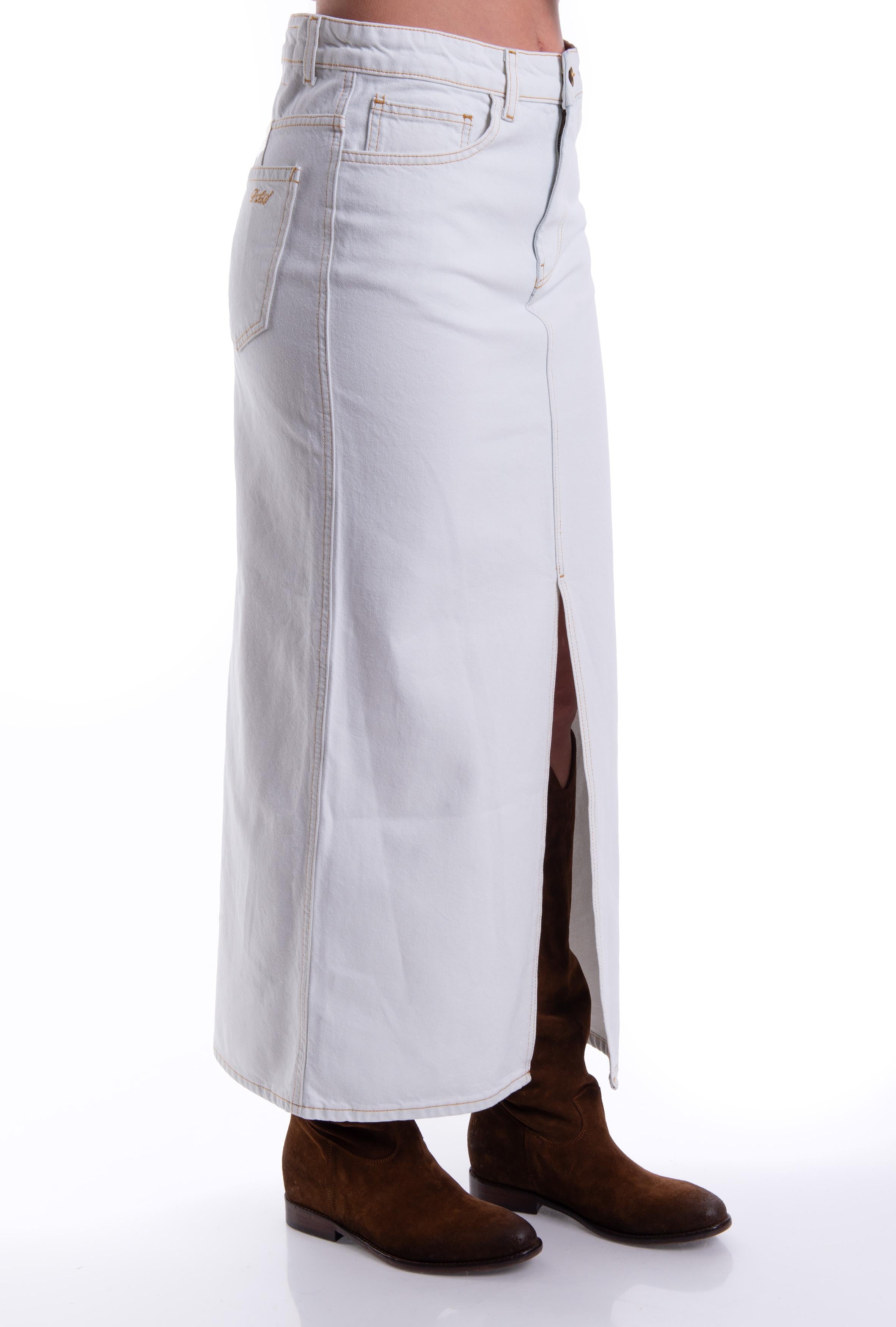 Gonna jeans bianco 0112 J PHILOSOPHY 