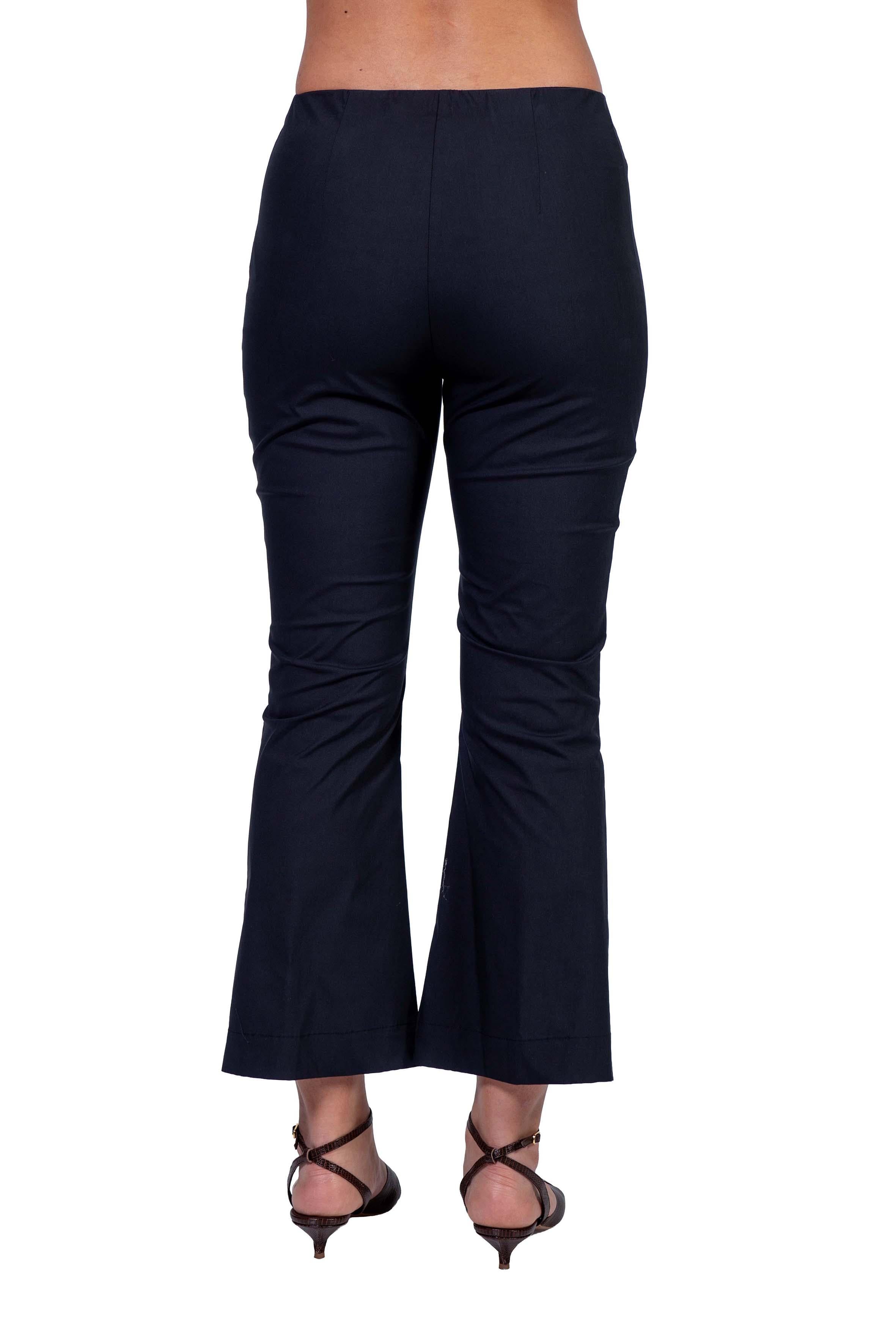 Pantalone Claudette nero CLAUDETTE CNTK50 NERO LIVIANA CONTI 