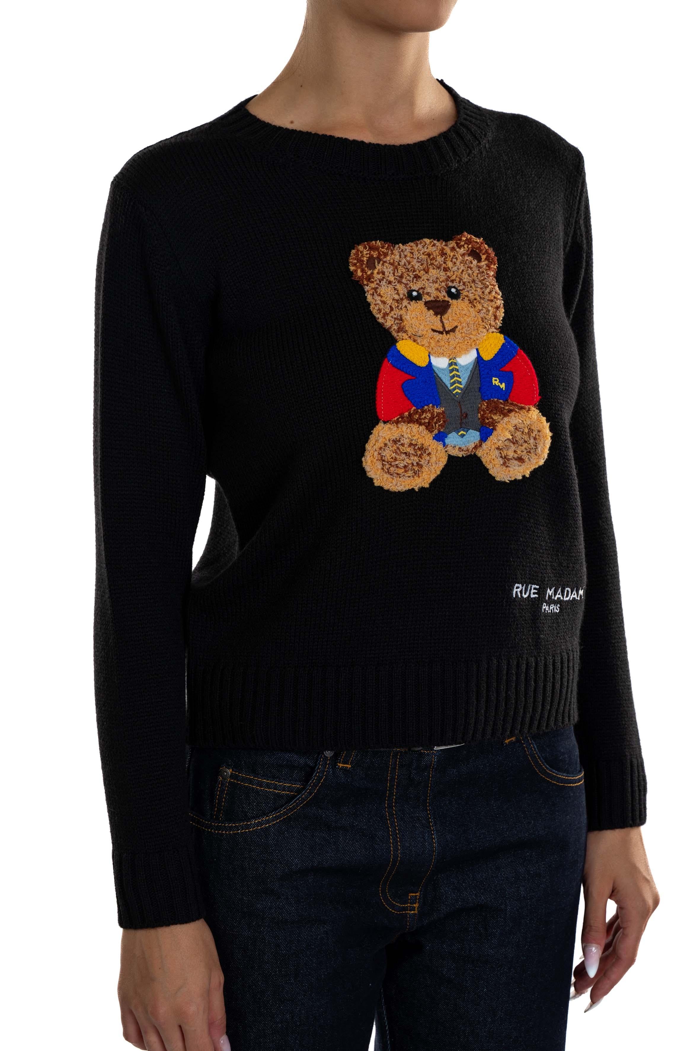 Maglia Marvin MARVIN JUMPER BLACK RUE MADAM 