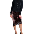 Cardigan nero A036