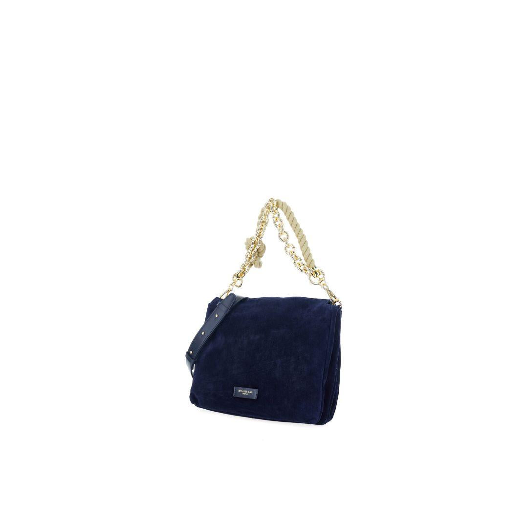 Borsa Reflex 2028  suede blu notte REFLEX 2028 BLU NOTTE MY BEST BAG 