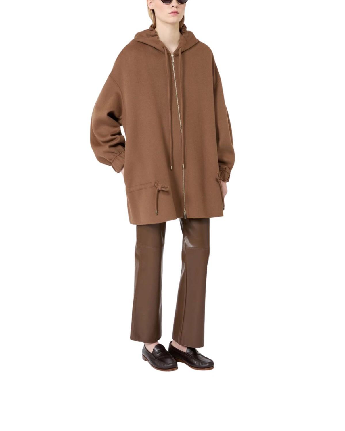 Cappotto in lana con coulisse nocciola Adriana ADRIANA 041 CAMMELLO MAX MARA 