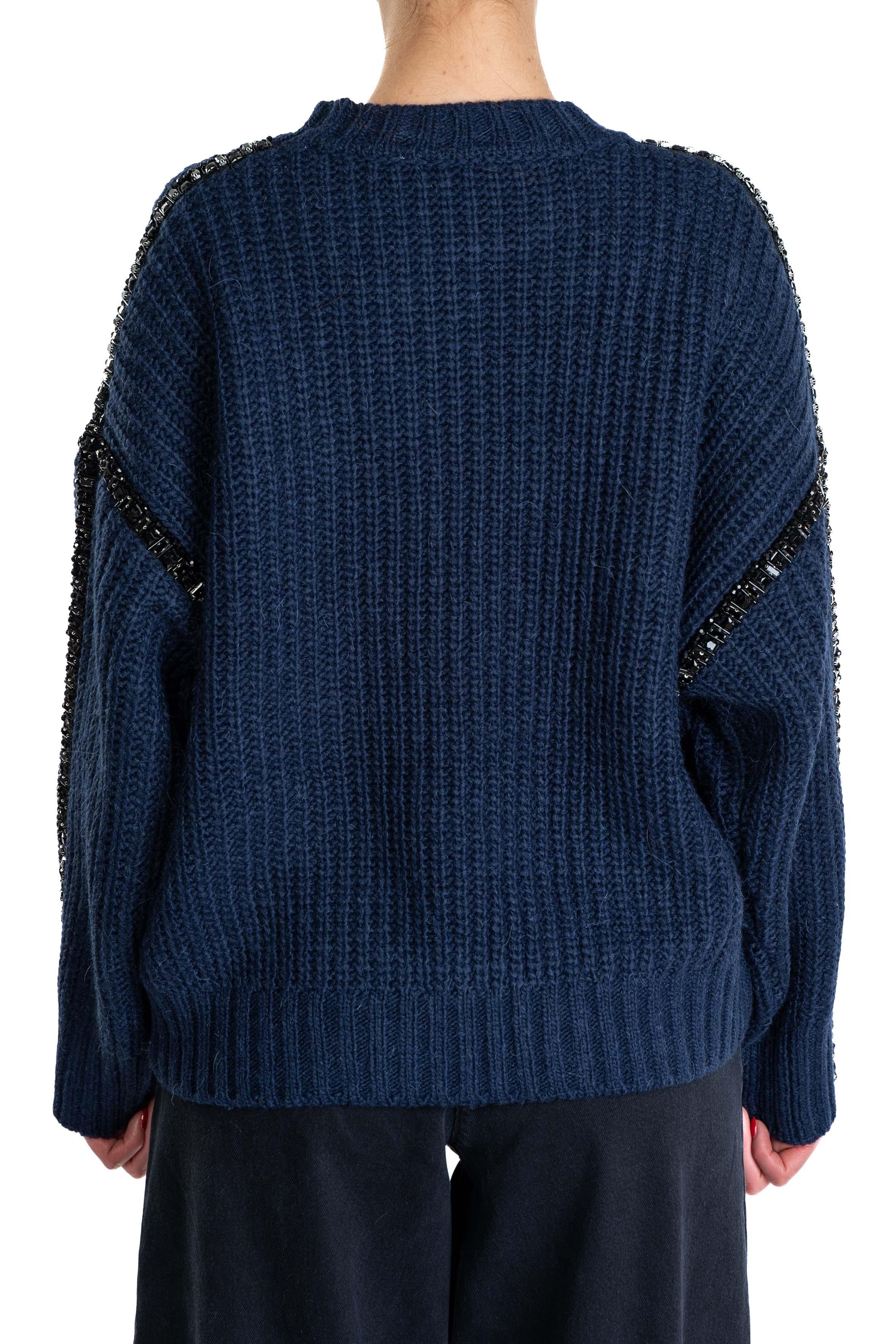 Maglione Indsay blu INDSAY BLACK ESSENTIEL ANTWERP 