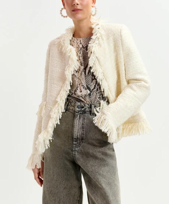 Giacca bouclè Iskra ISKRA OFF WHITE ESSENTIEL ANTWERP 