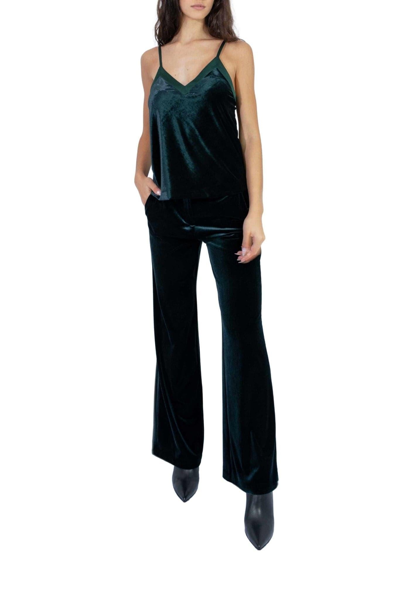 Top in velluto verde 3902 2894 V ALICE MILLER 