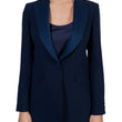 Giacca smoking monopetto blu