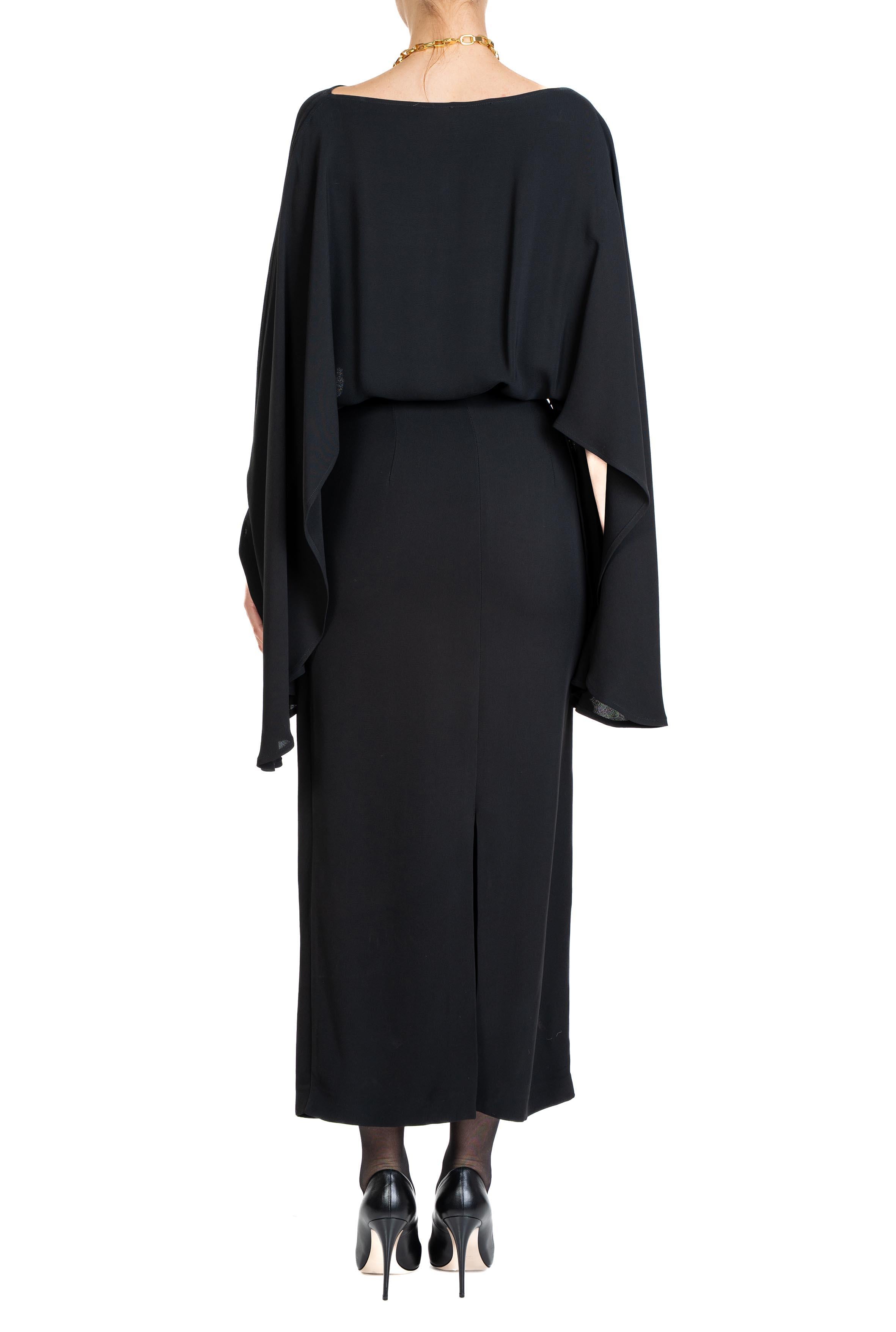 Abito Asuncion nero ASUNCION S5WF11 NERO SEMICOUTURE 