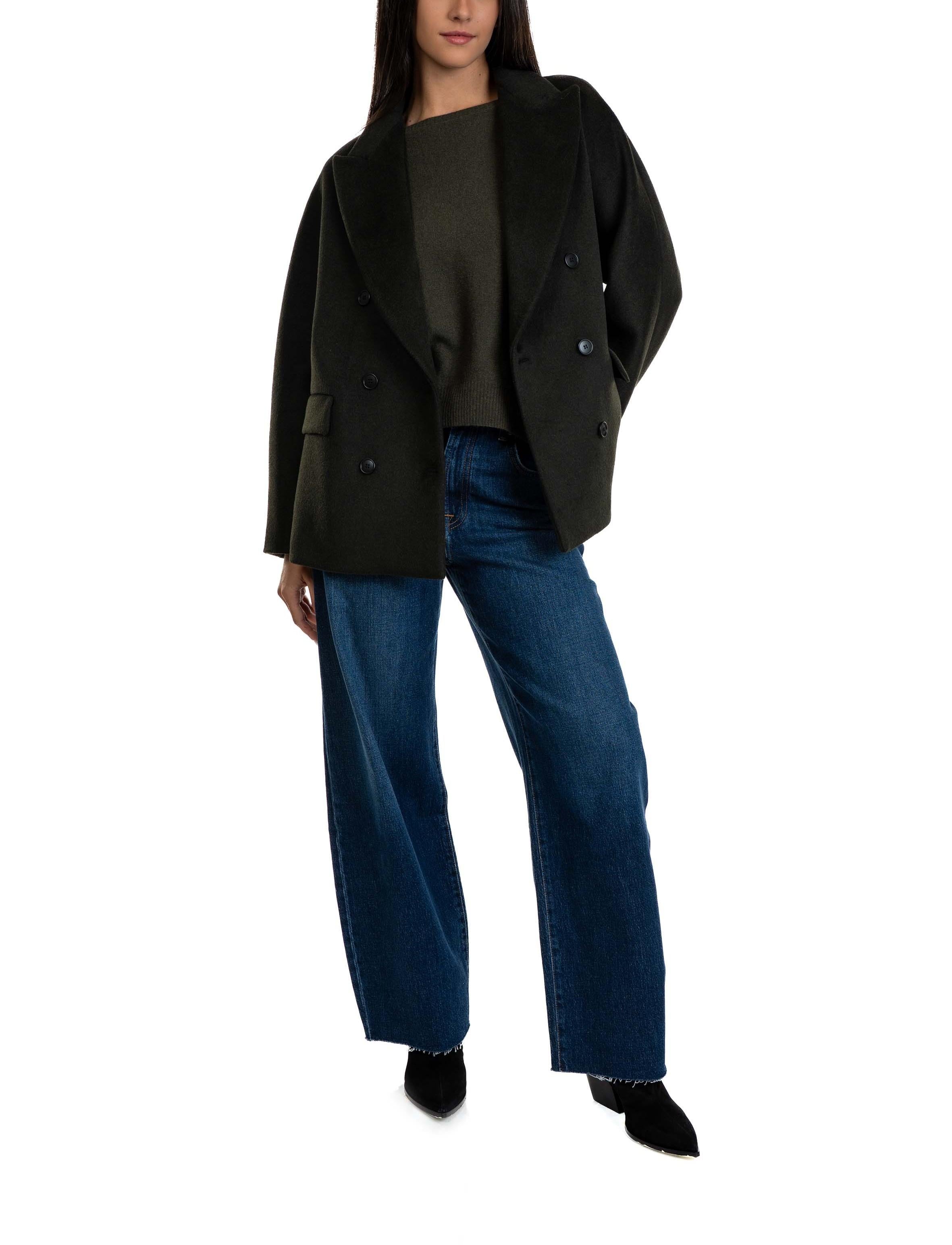 Giaccone doppipetto verde 4342 4340 BOSCO ALICE MILLER 