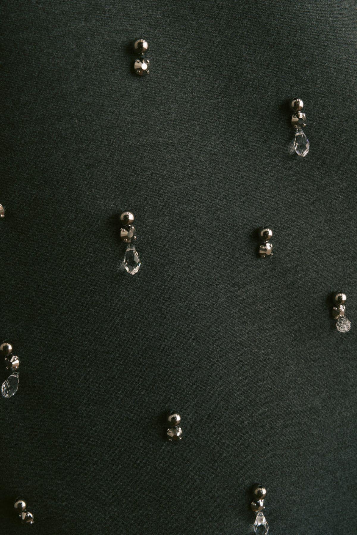 Gonna Ernesta grigia ERNESTA S5WL15 GRIGIO SEMICOUTURE 