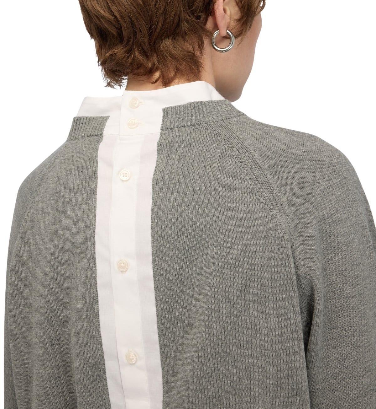 Maglia Juanita grey JUANITA Y6SB60 GREY SEMICOUTURE 