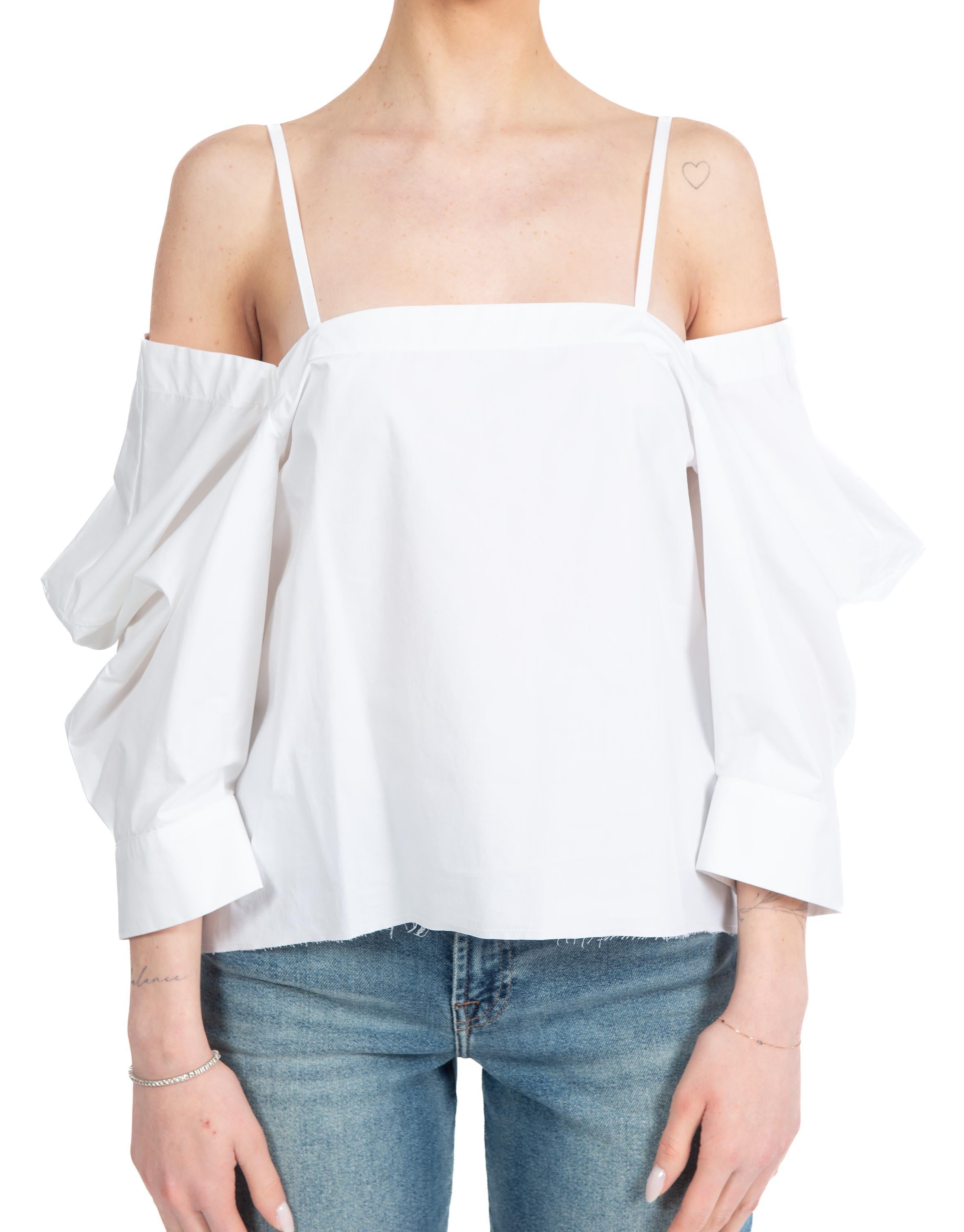 Blusa Aira bianca AIRA F6SK64 BIANCO LIVIANA CONTI 